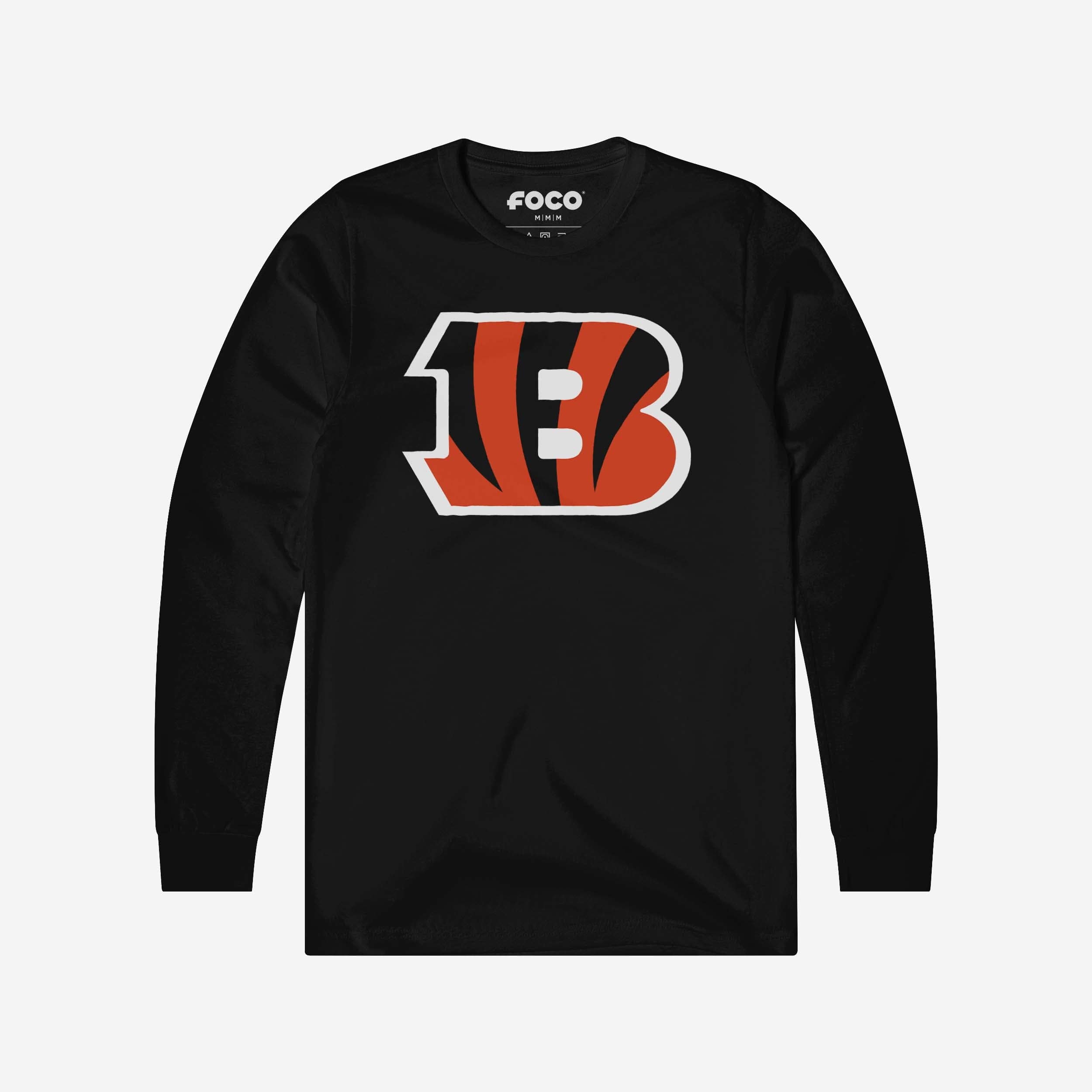 Cincinnati Bengals T-shirt à manches longues avec logo principal