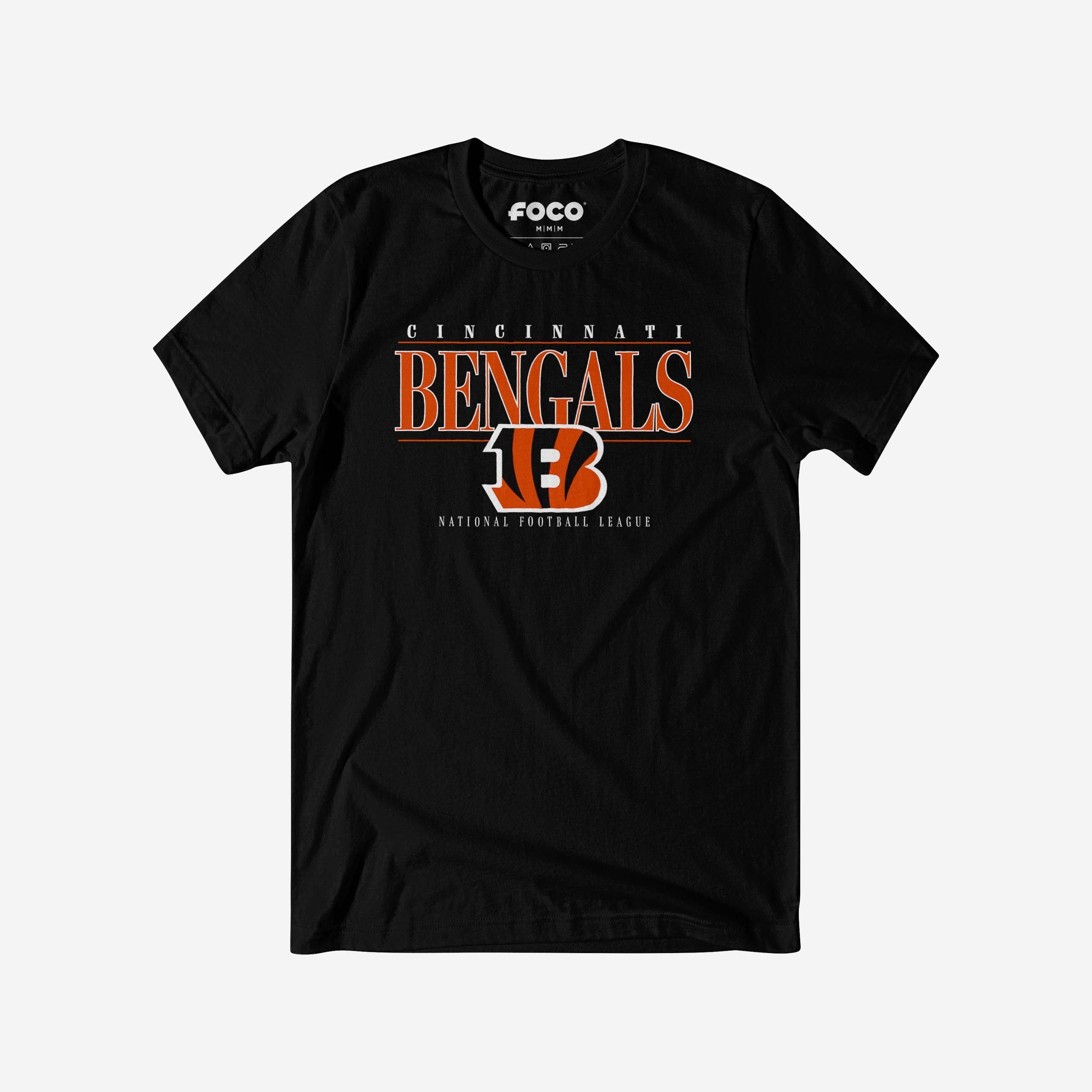 T-shirt à barre signature Cincinnati Bengals