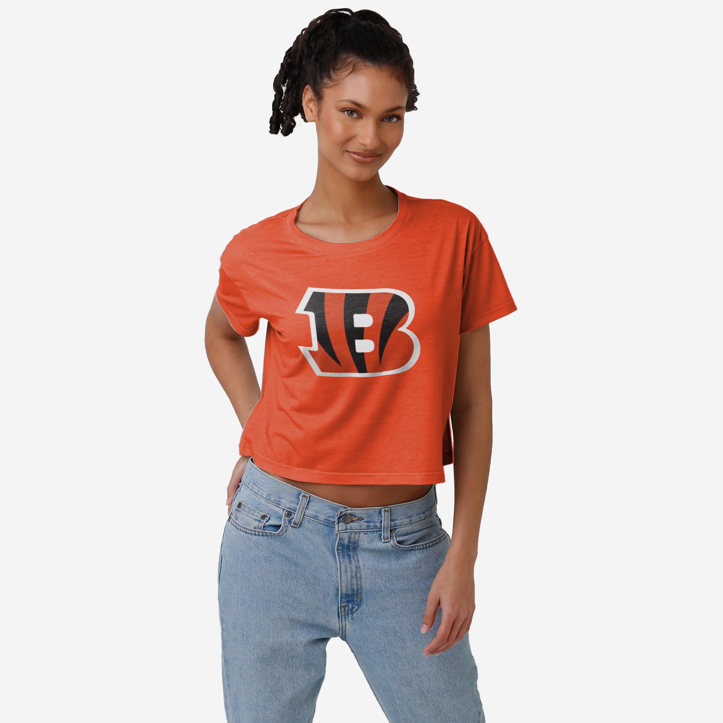 Cincinnati Bengals Haut court de couleur d'équipe alternative pour femmes