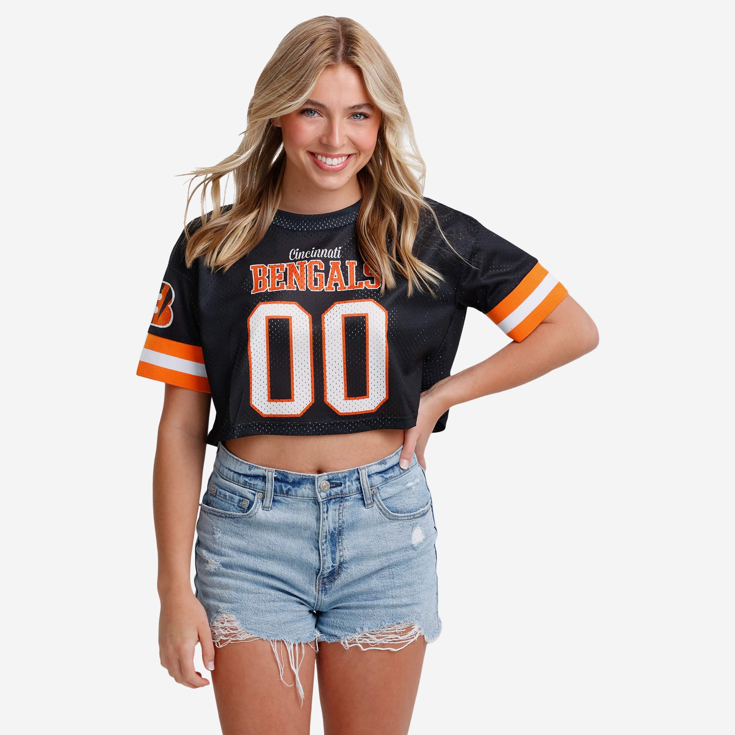 Cincinnati Bengals Haut court en maille Gameday pour femme