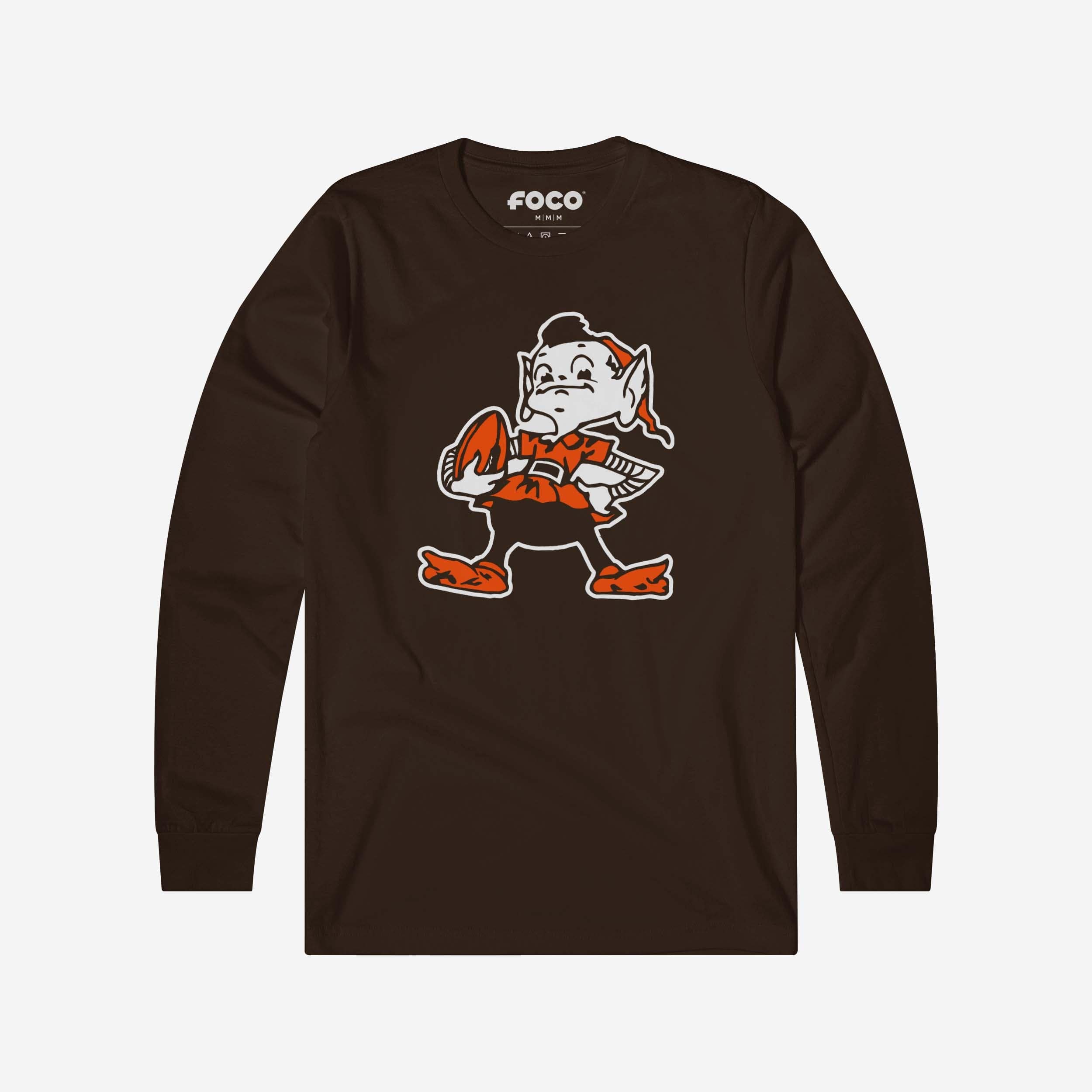Cleveland Browns 1959 T-shirt à manches longues avec logo rétro