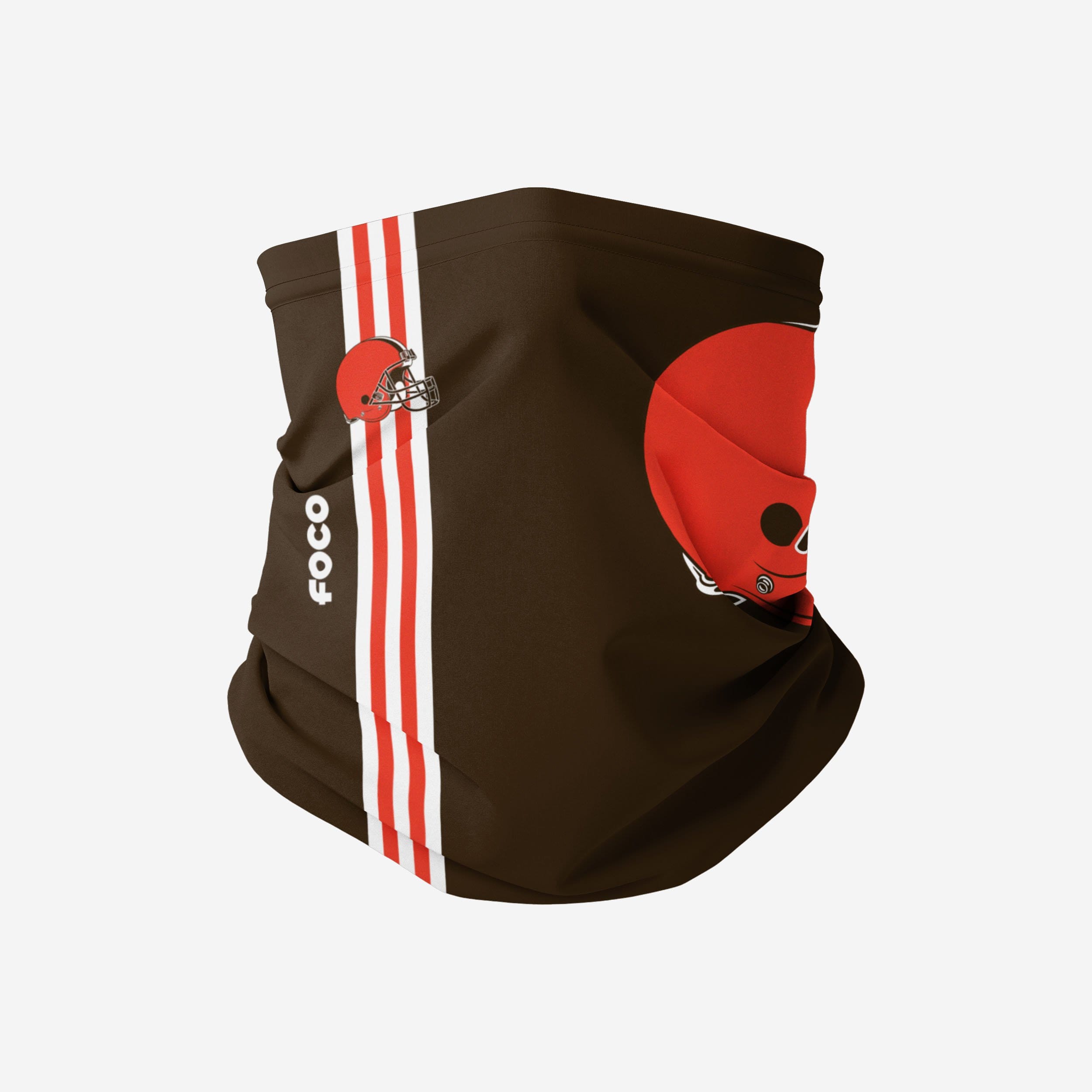 Écharpe guêtre avec logo Cleveland Browns sur le terrain
