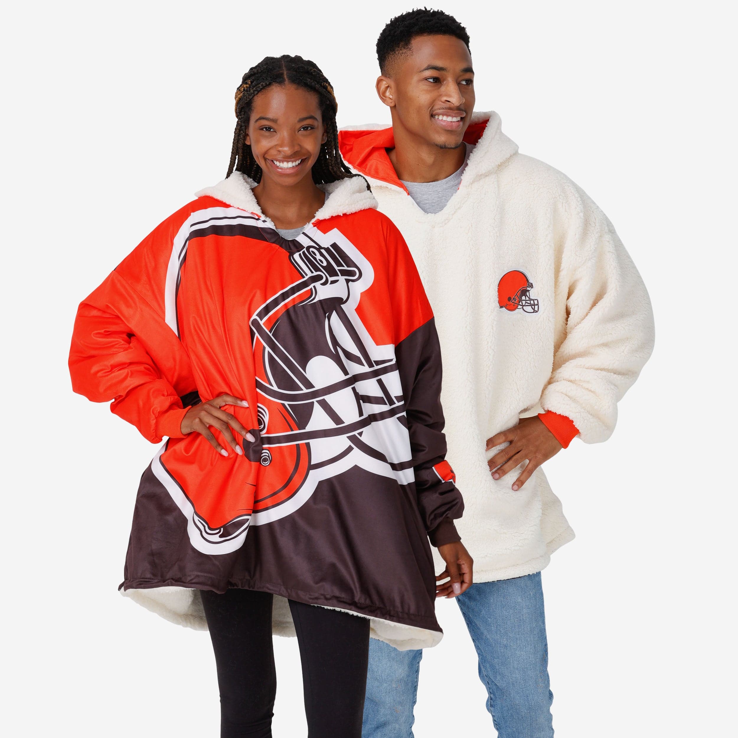Cleveland Browns Sweat à capuche réversible Colorblock