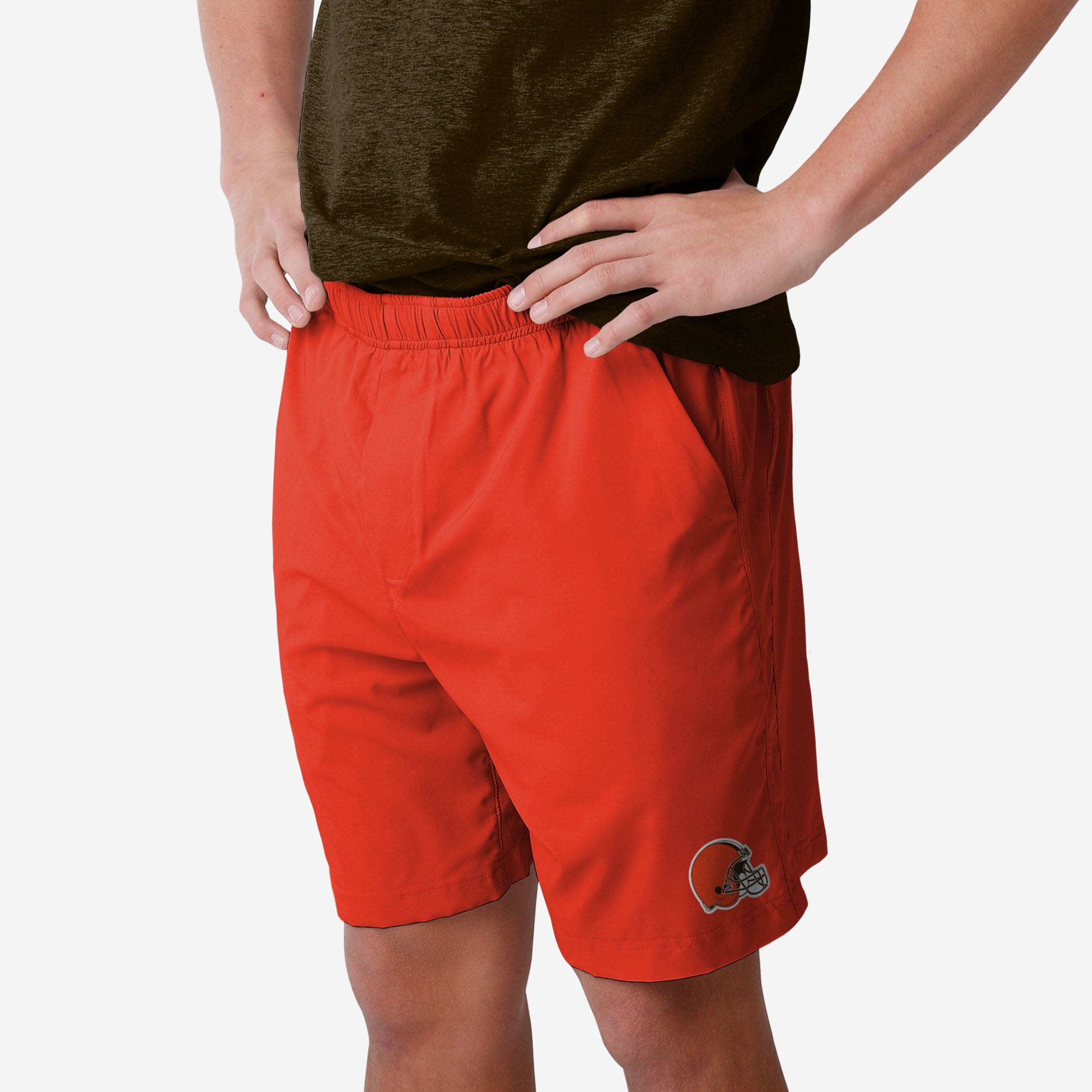 Short tissé uni Cleveland Browns