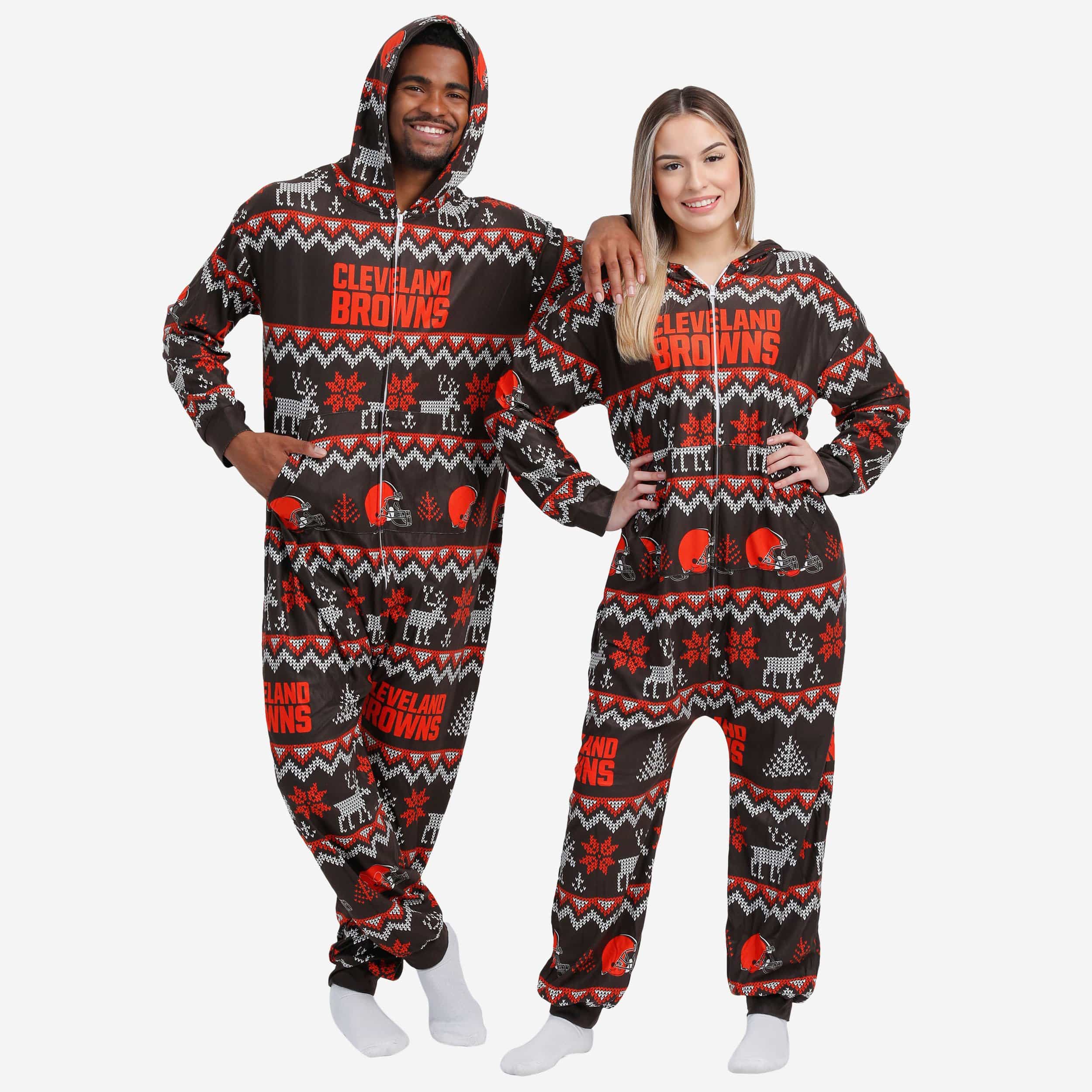 Cleveland Browns Pyjama une pièce à motif laid