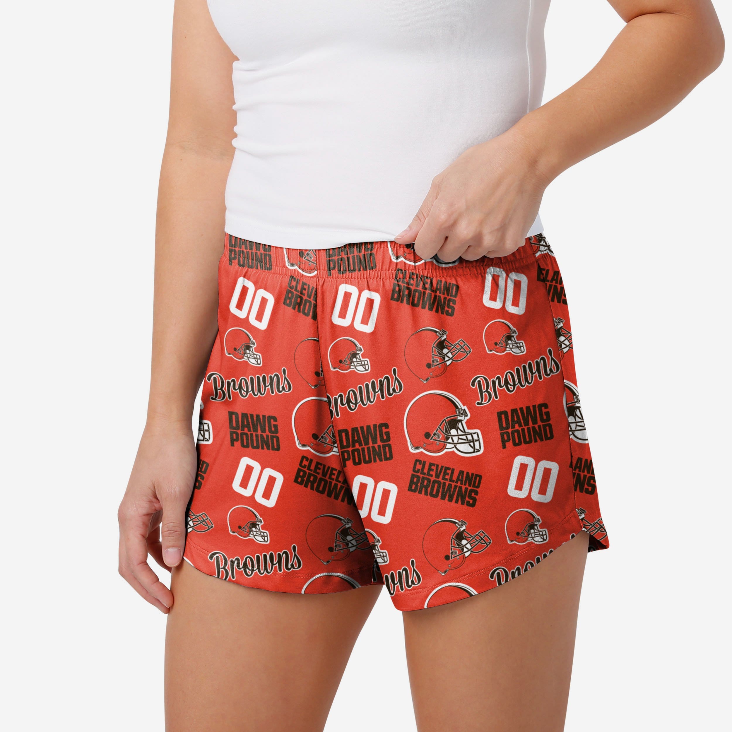 Cleveland Browns Short de détente Gameday Ready pour femme