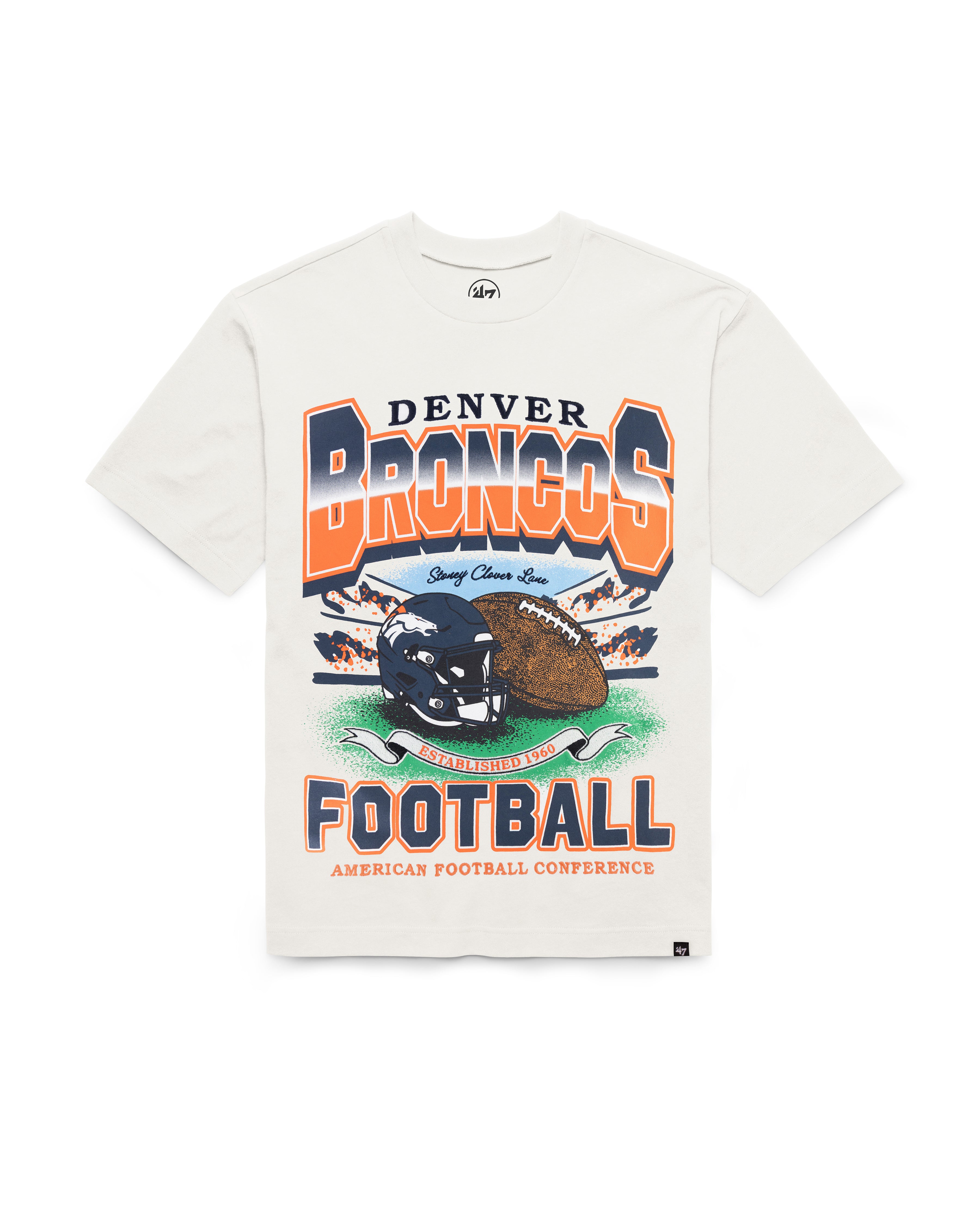 Denver Broncos STONEY CLOVER LANE X '47 T-SHIRT FONDATION POUR FEMMES