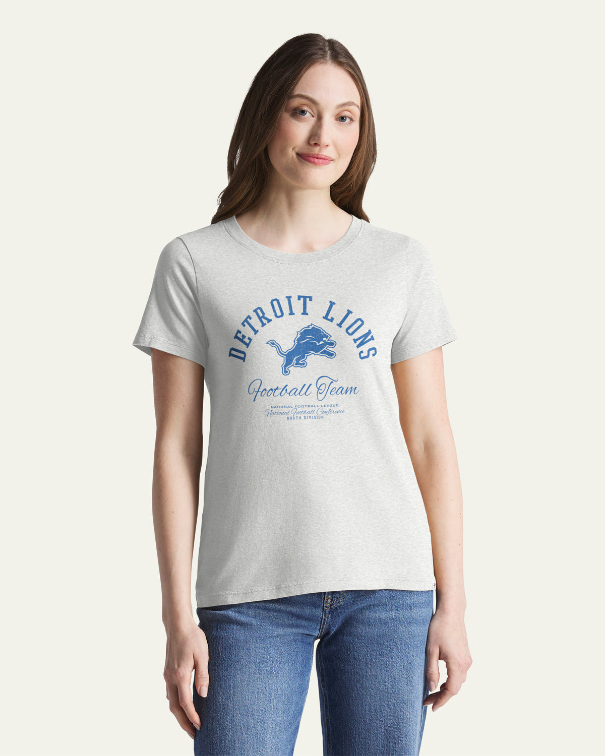 Detroit Lions ARCBALL '47 T-SHIRT DE TOUS LES JOURS POUR FEMMES