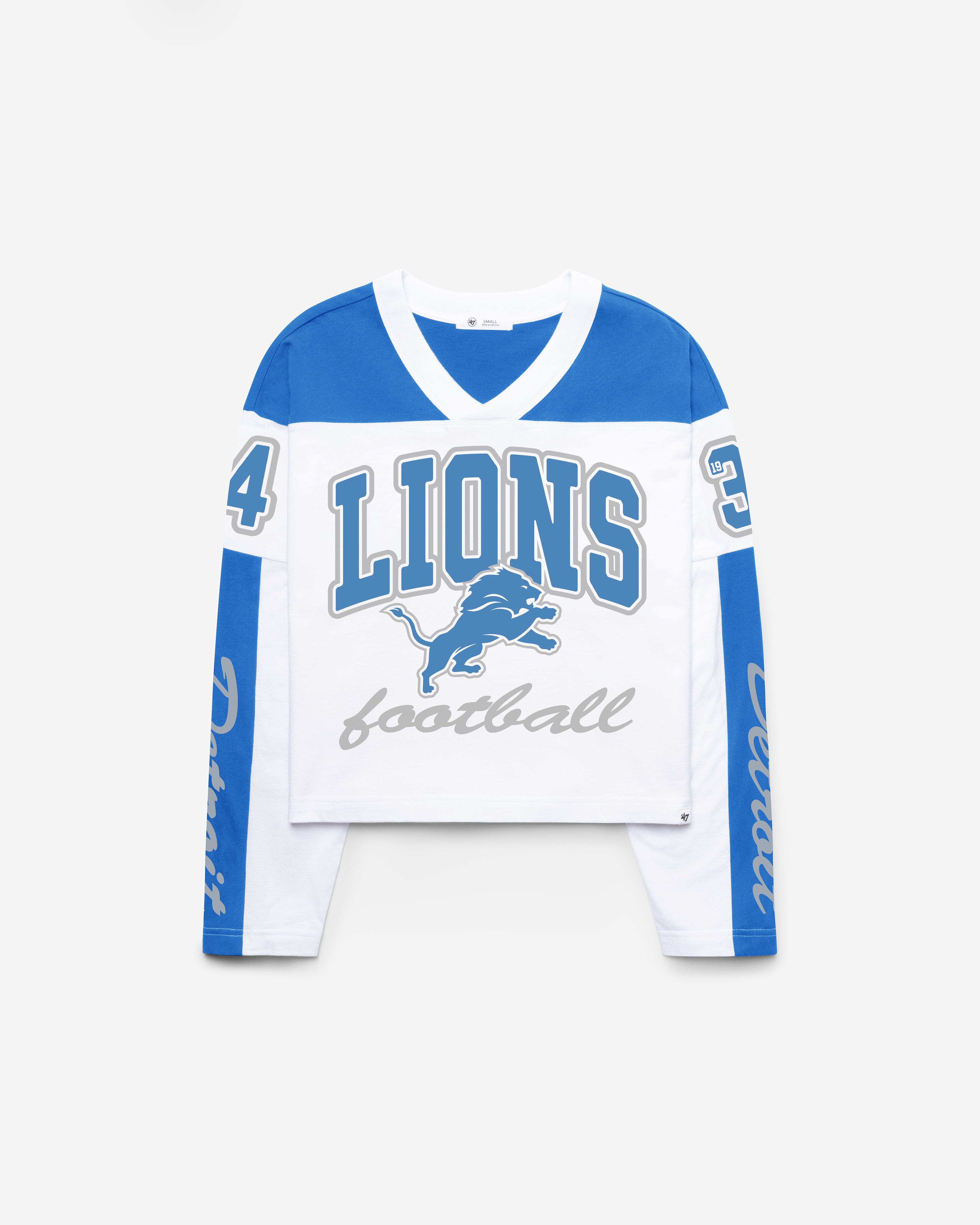 Detroit Lions EXCLAMATION '47 T-SHIRT EN JERSEY METRO FEMME