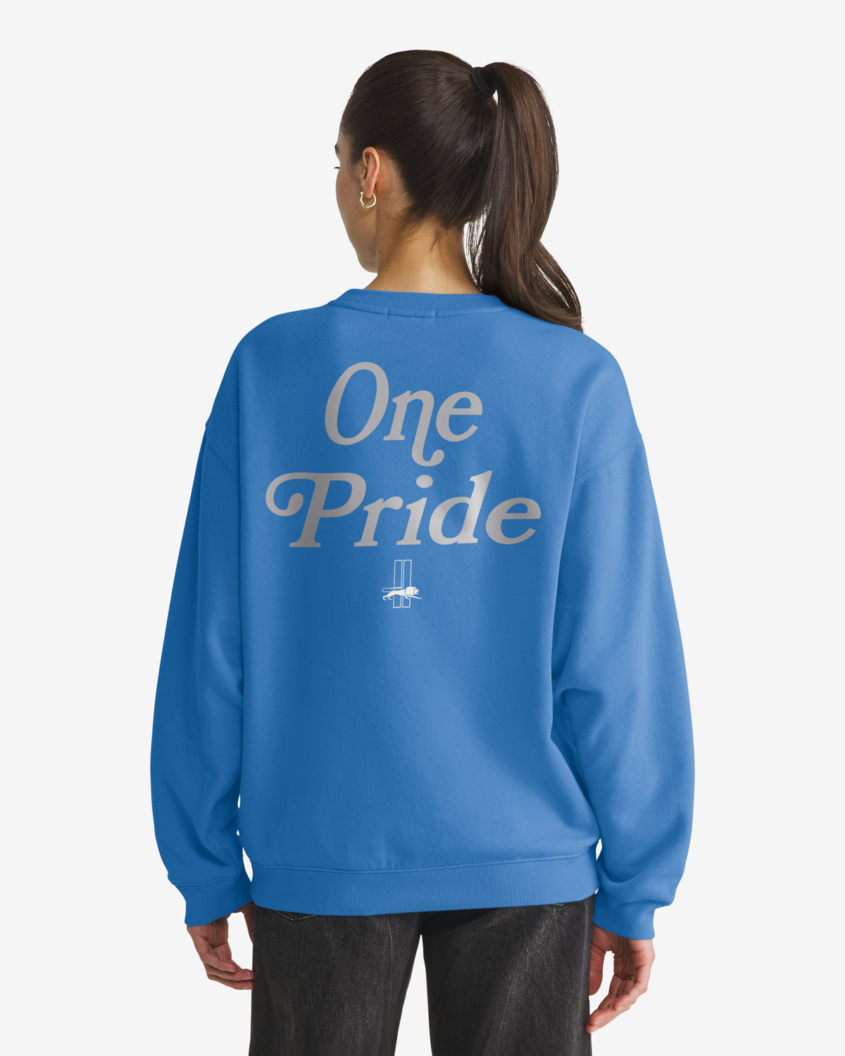 Detroit Lions HISTORIQUE SHOUT IT OUT '47 OVERSIZED CREW FEMME