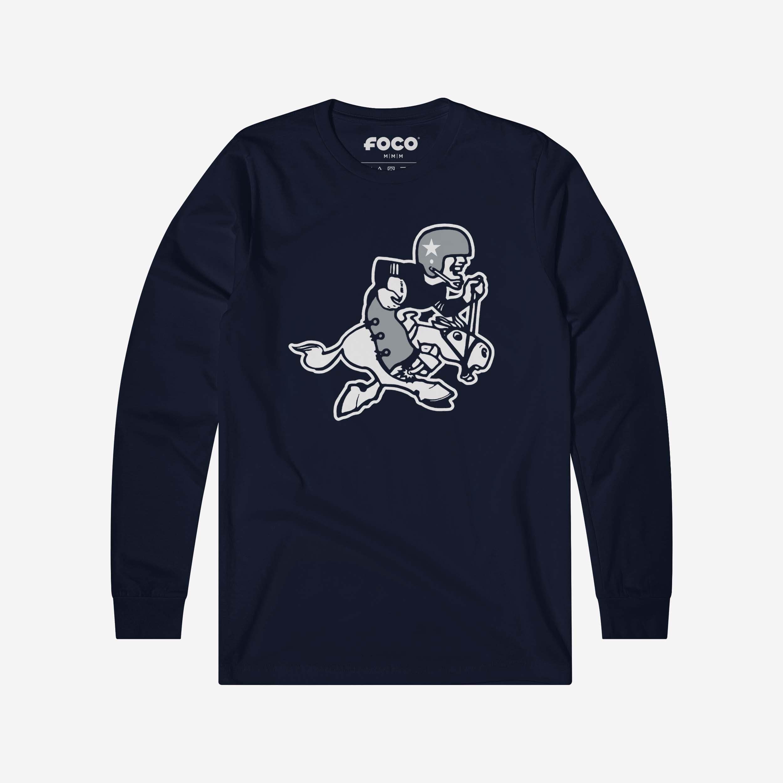 Dallas Cowboys 1966 T-shirt à manches longues avec logo rétro