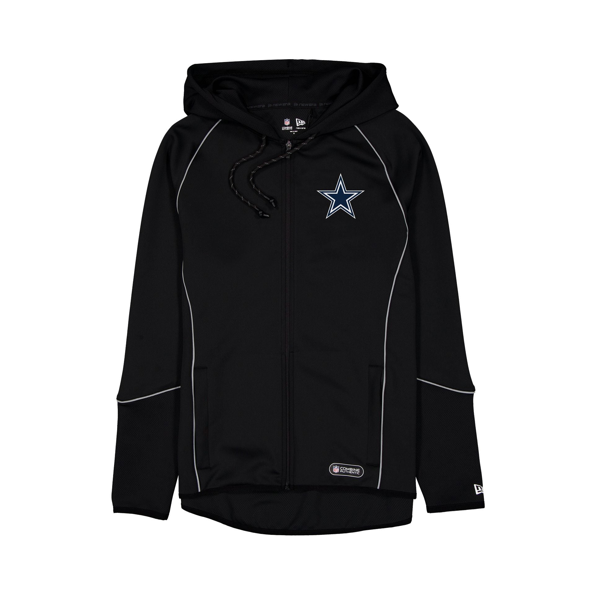Dallas Cowboys Sweat à capuche combiné entièrement zippé accentué