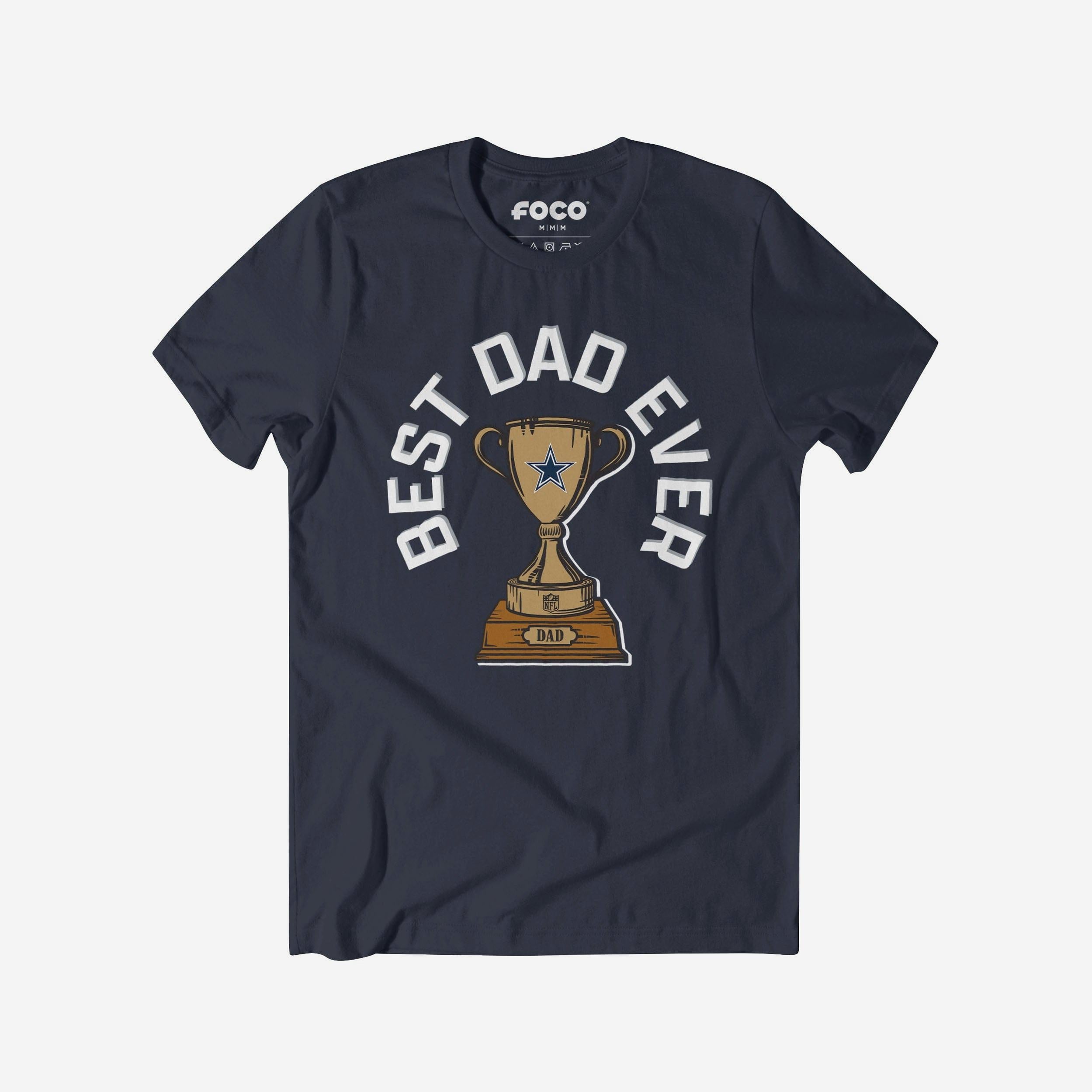 Dallas Cowboys T-shirt Trophée du meilleur papa de tous les temps