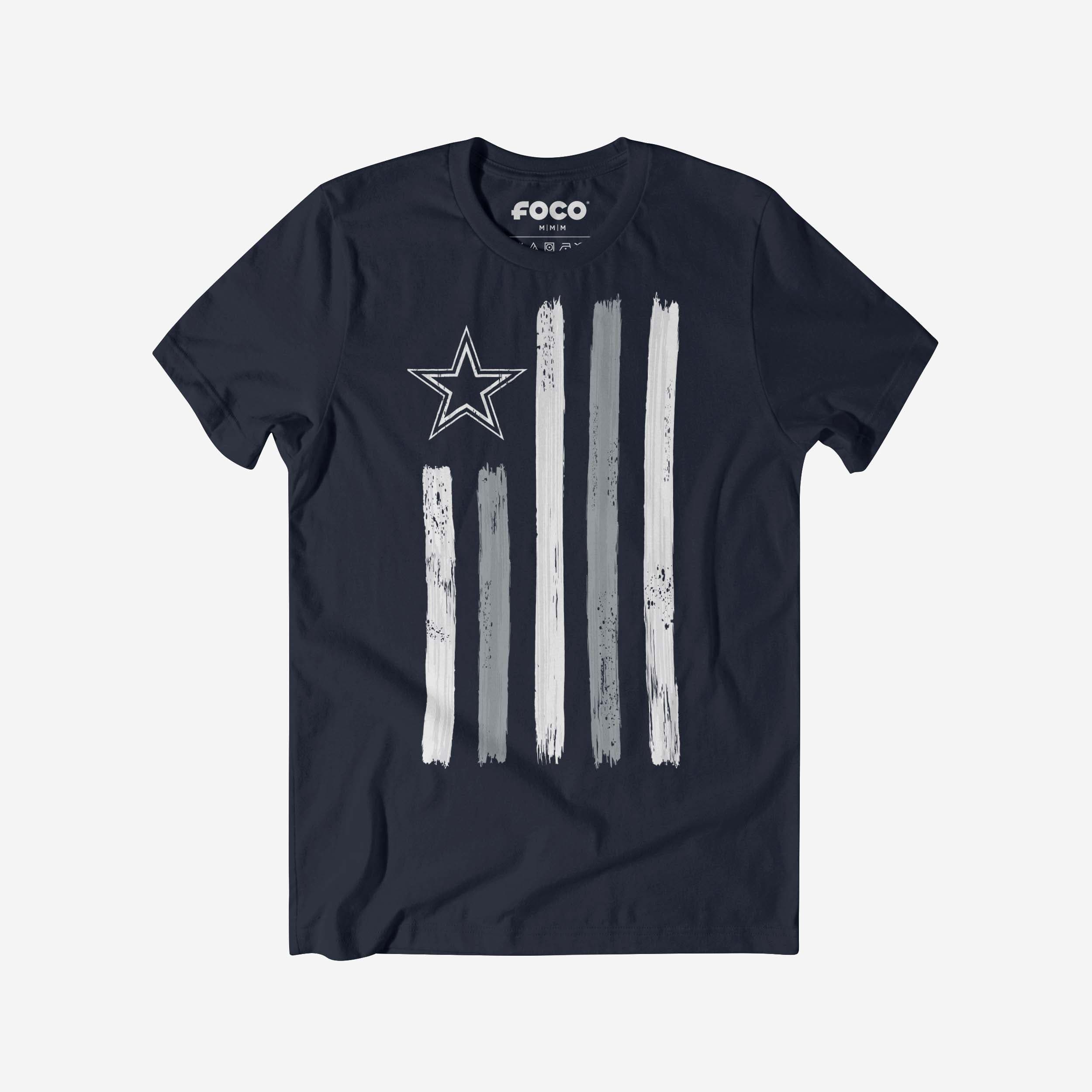 Dallas Cowboys T-shirt drapeau coup de pinceau