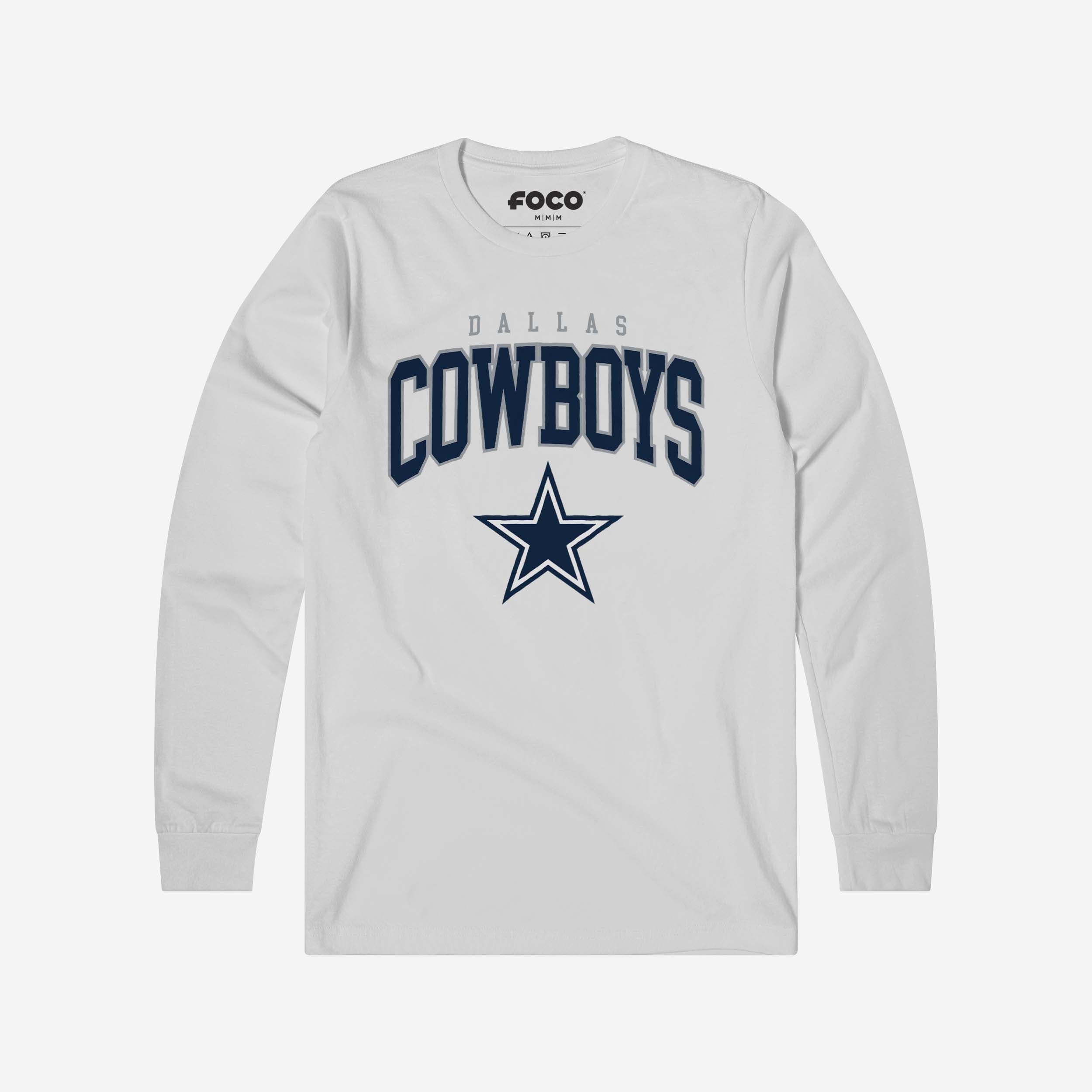 Dallas Cowboys T-shirt à manches longues avec logo classique