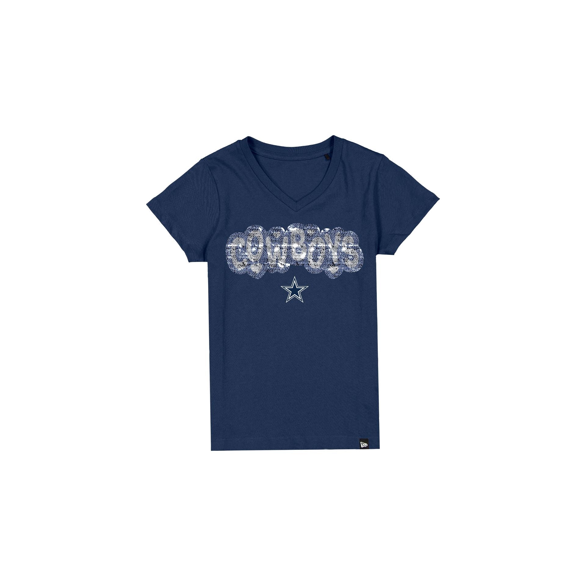 Dallas Cowboys T-shirt à paillettes pour filles