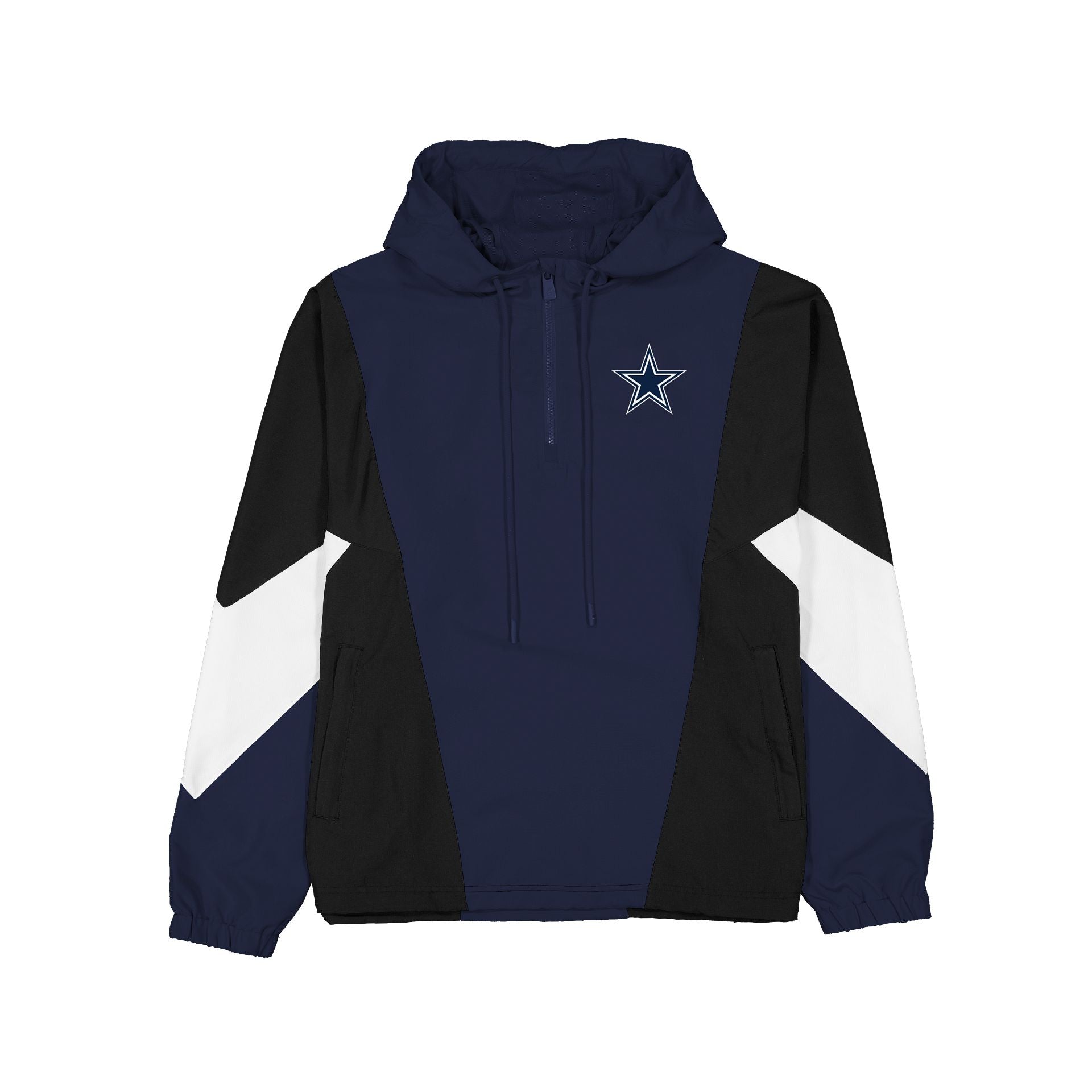 Dallas Cowboys Coupe-vent multicolore à quart de zip
