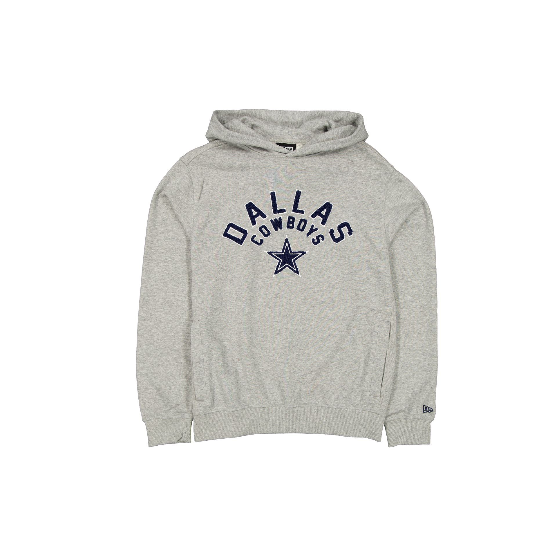 Dallas Cowboys Sport Night Sweat à capuche gris chiné
