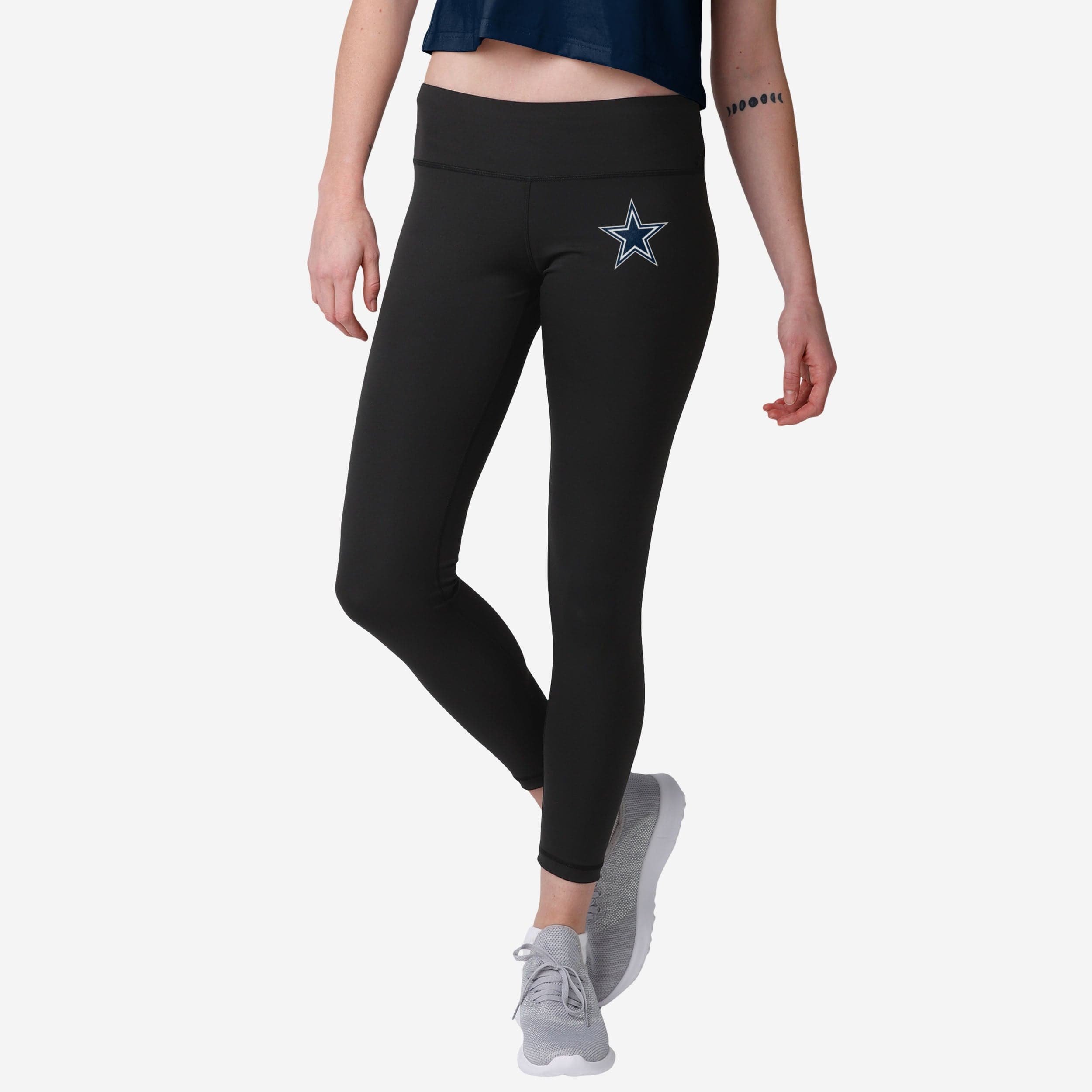 Dallas Cowboys Legging noir avec logo mollet pour femme