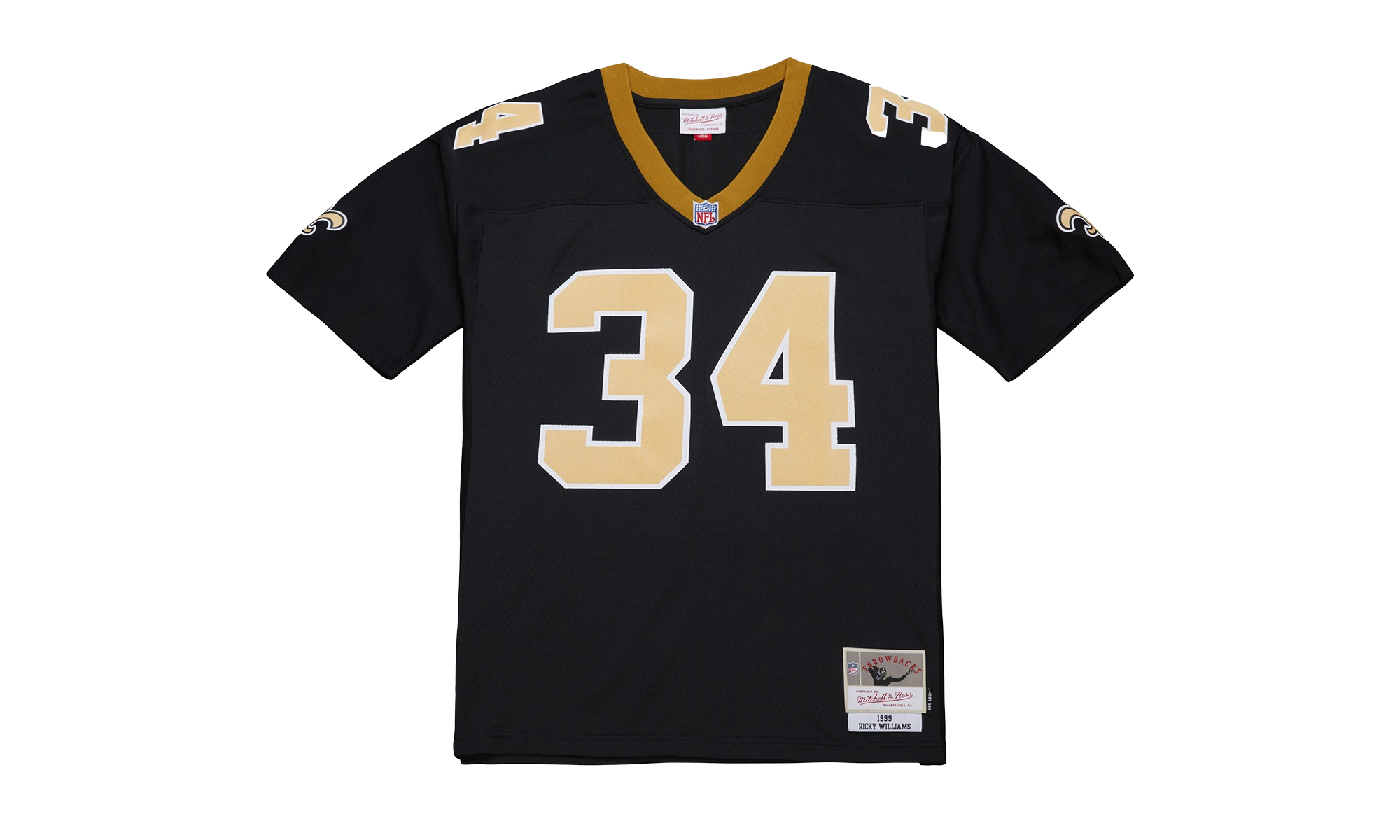 Maillot foncé "NFL Saints 1999 Ricky Williams" JY8622 NOSBLCK