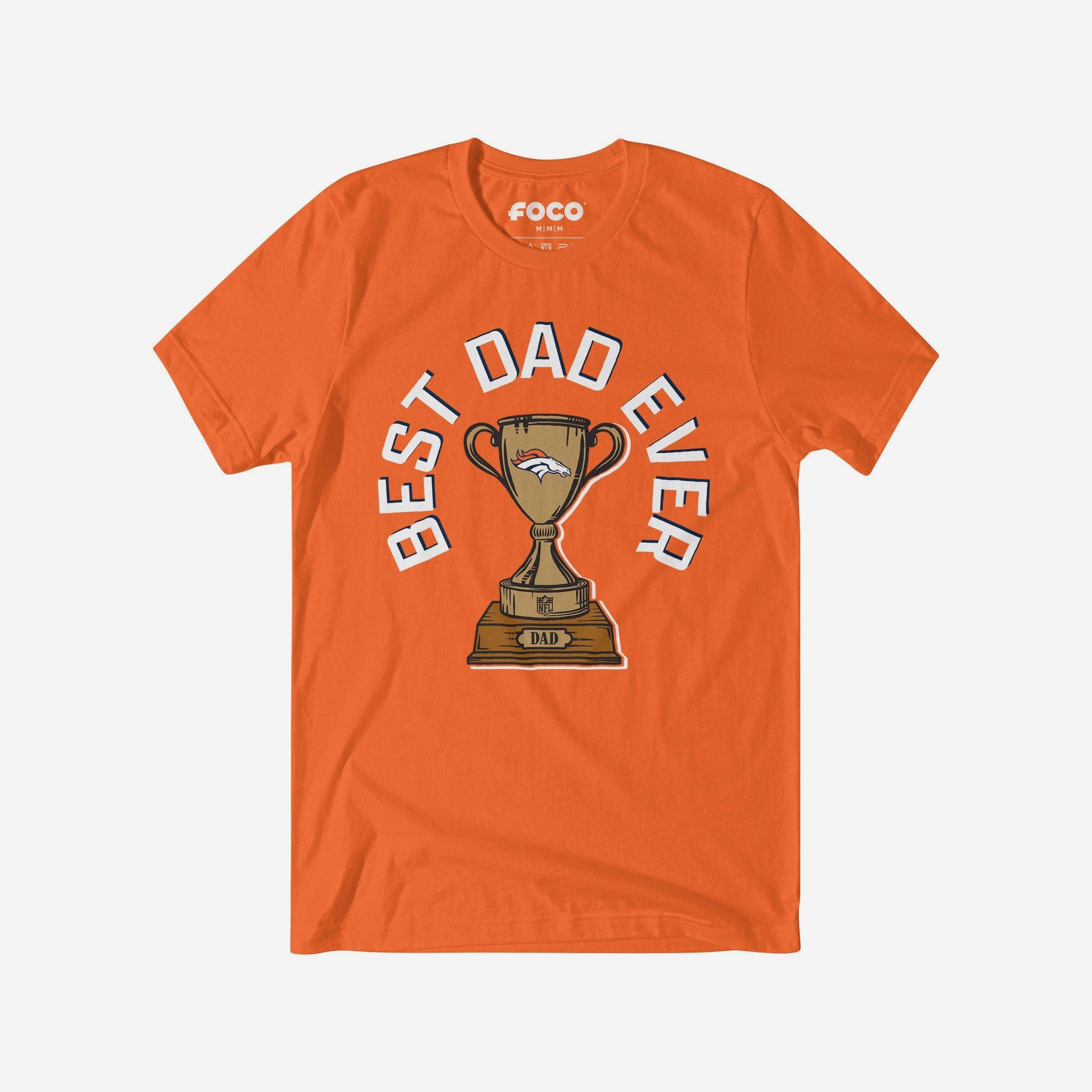 Denver Broncos T-shirt Trophée du meilleur papa de tous les temps
