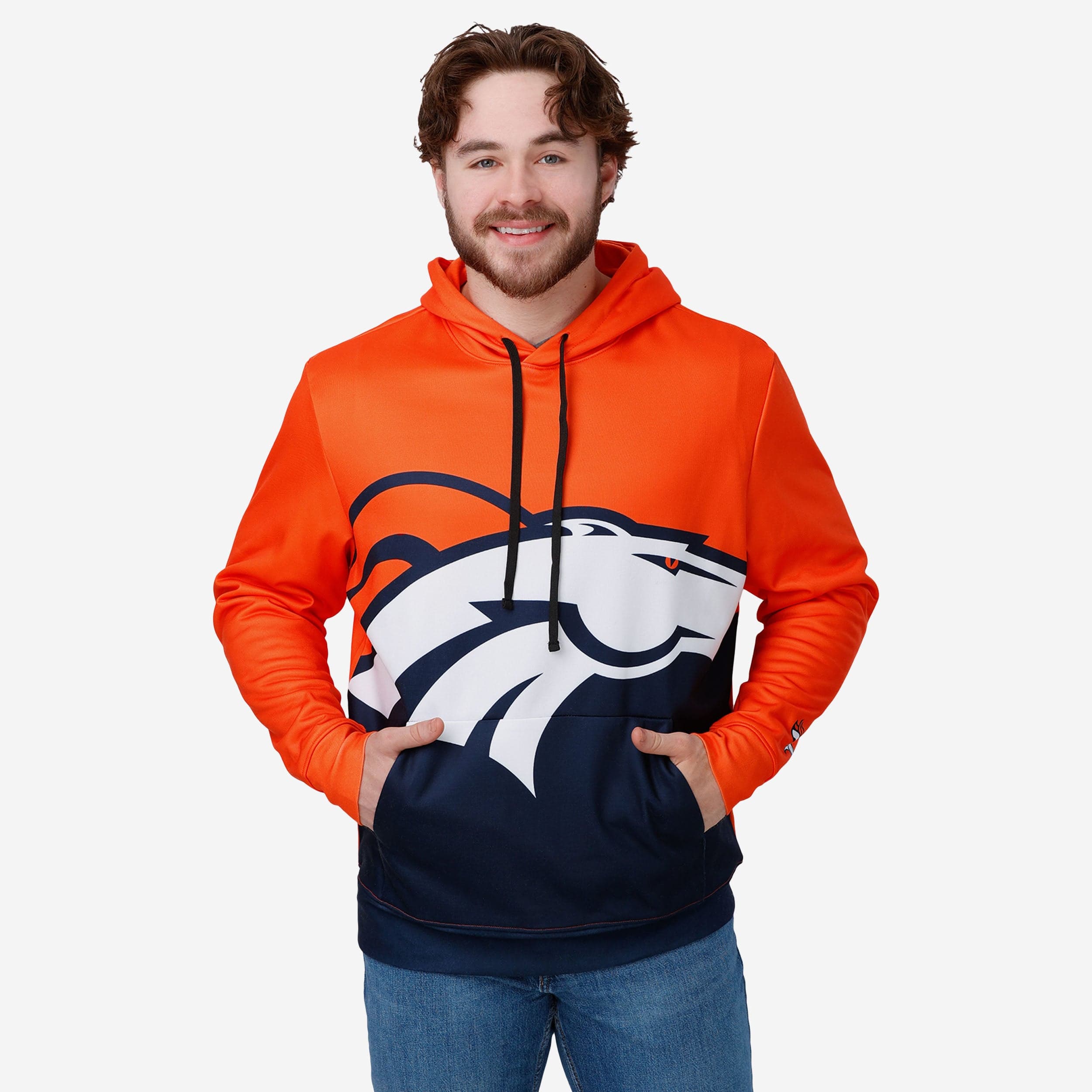 Sweat à capuche Denver Broncos avec logo en gras