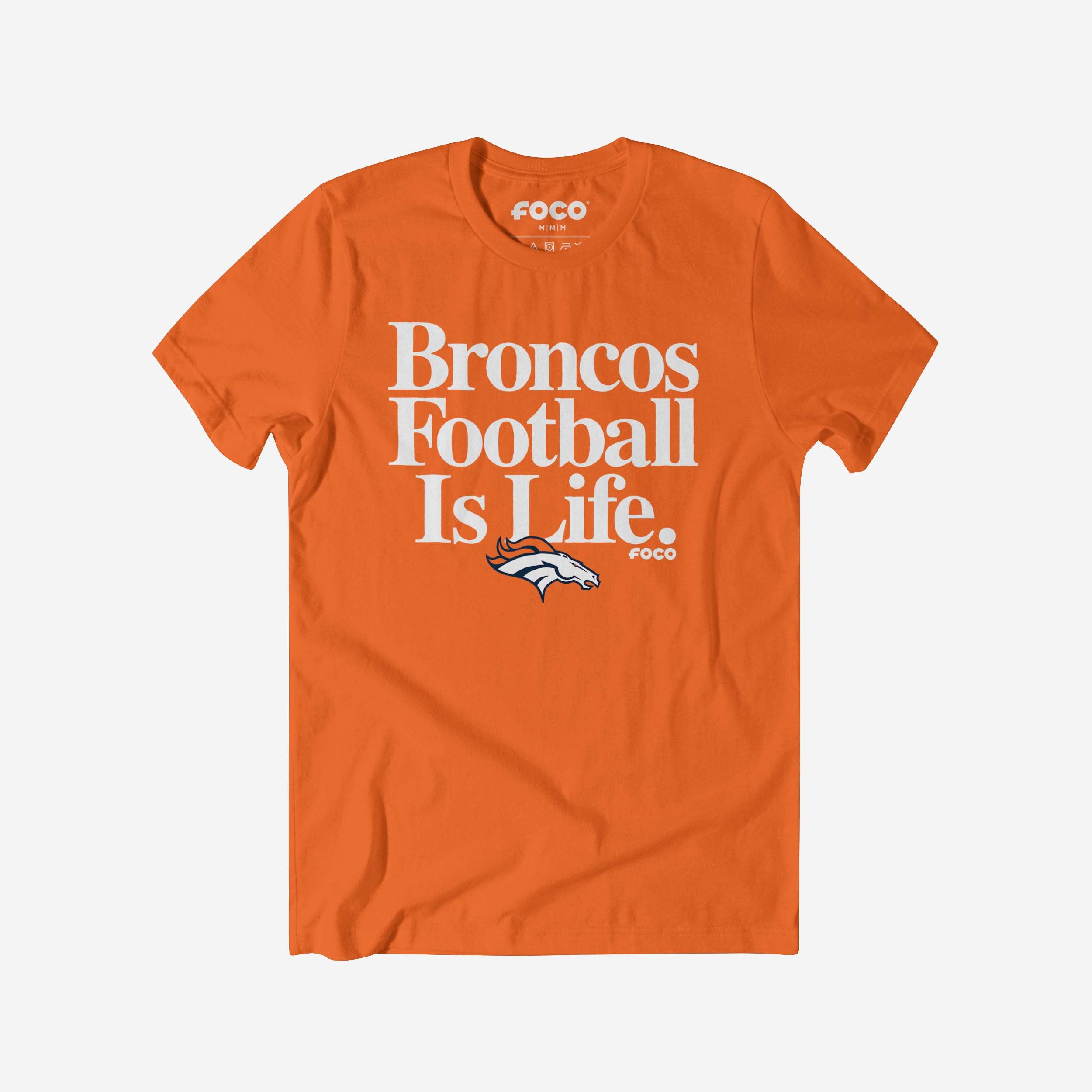 Denver Broncos T-shirt Le football est la vie