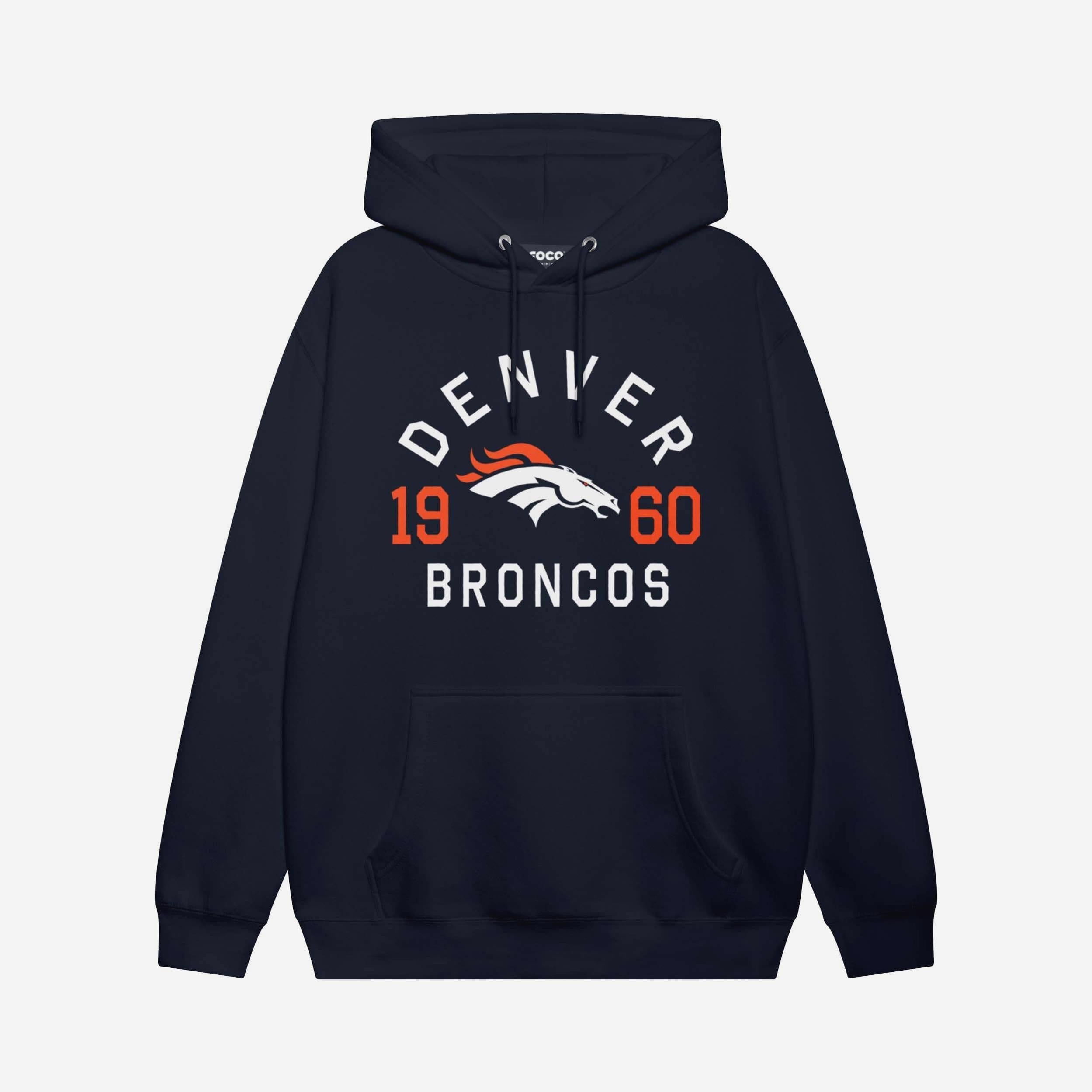 Sweat à capuche imprimé Denver Broncos Heritage