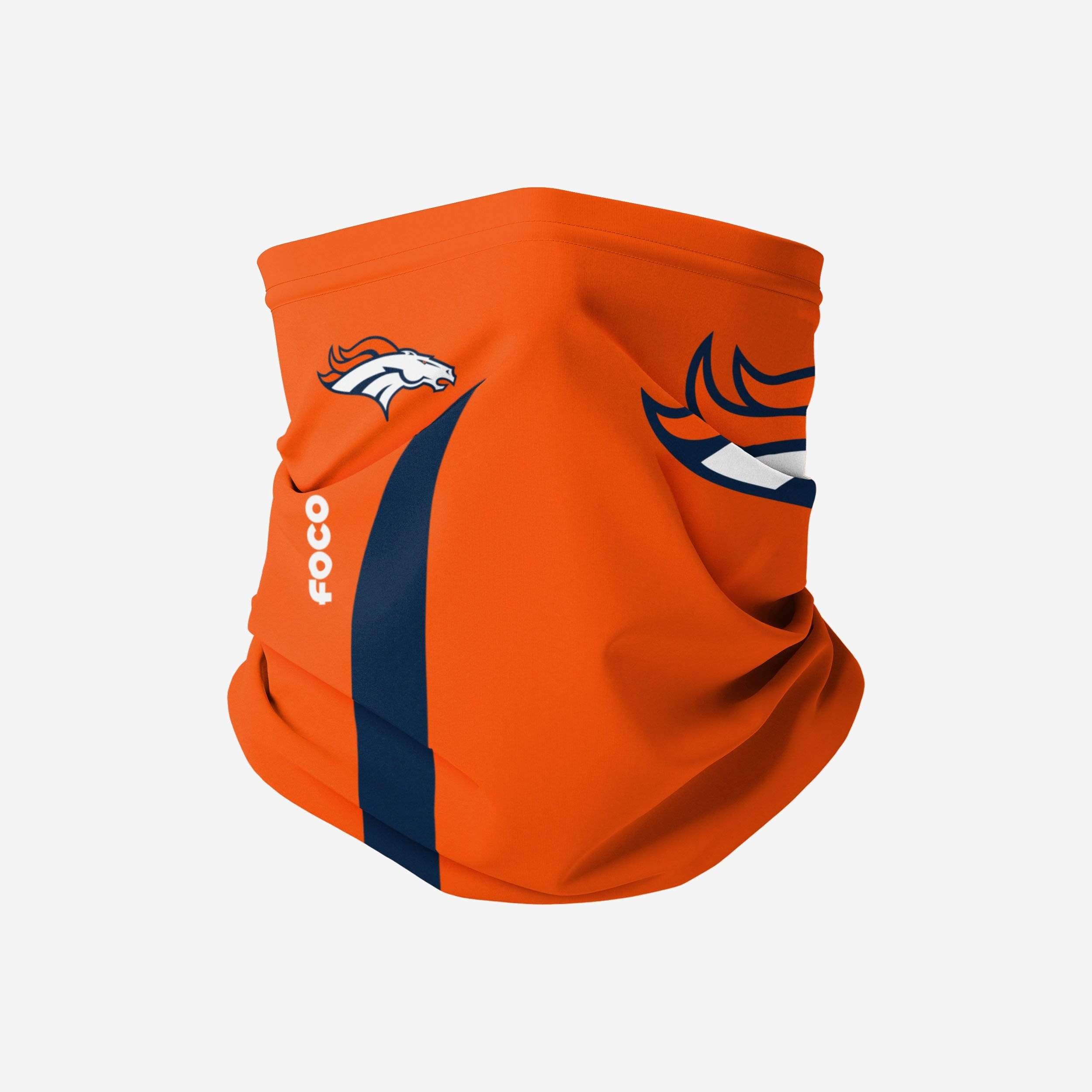 Écharpe guêtre avec logo Denver Broncos sur le terrain