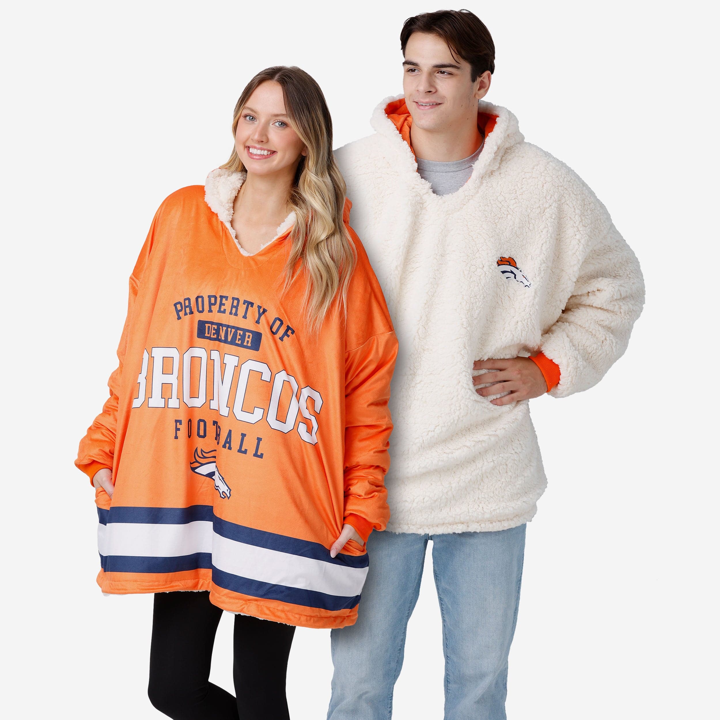 Propriété de couleur de l'équipe Denver Broncos de Hoodeez
