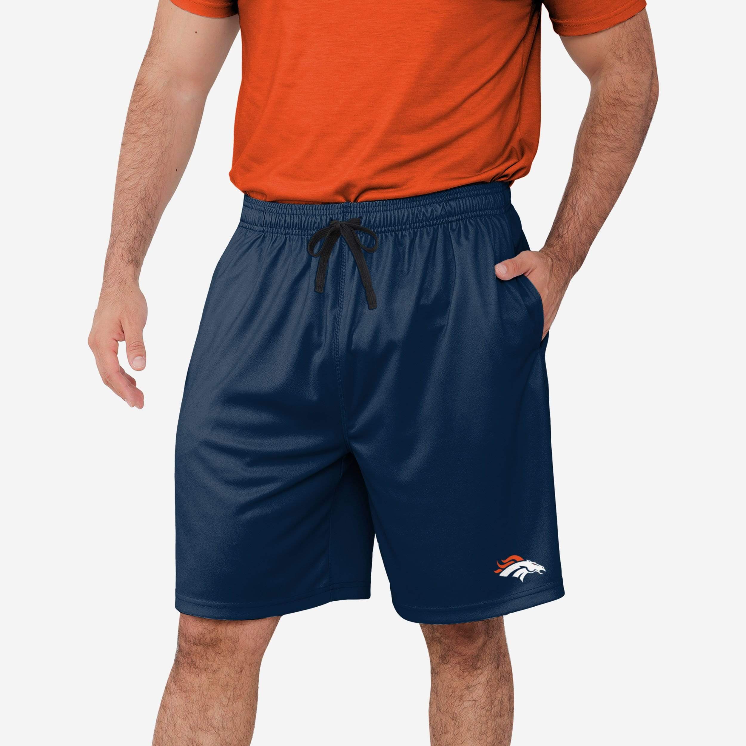 Short d'entraînement d'entraînement d'équipe Denver Broncos