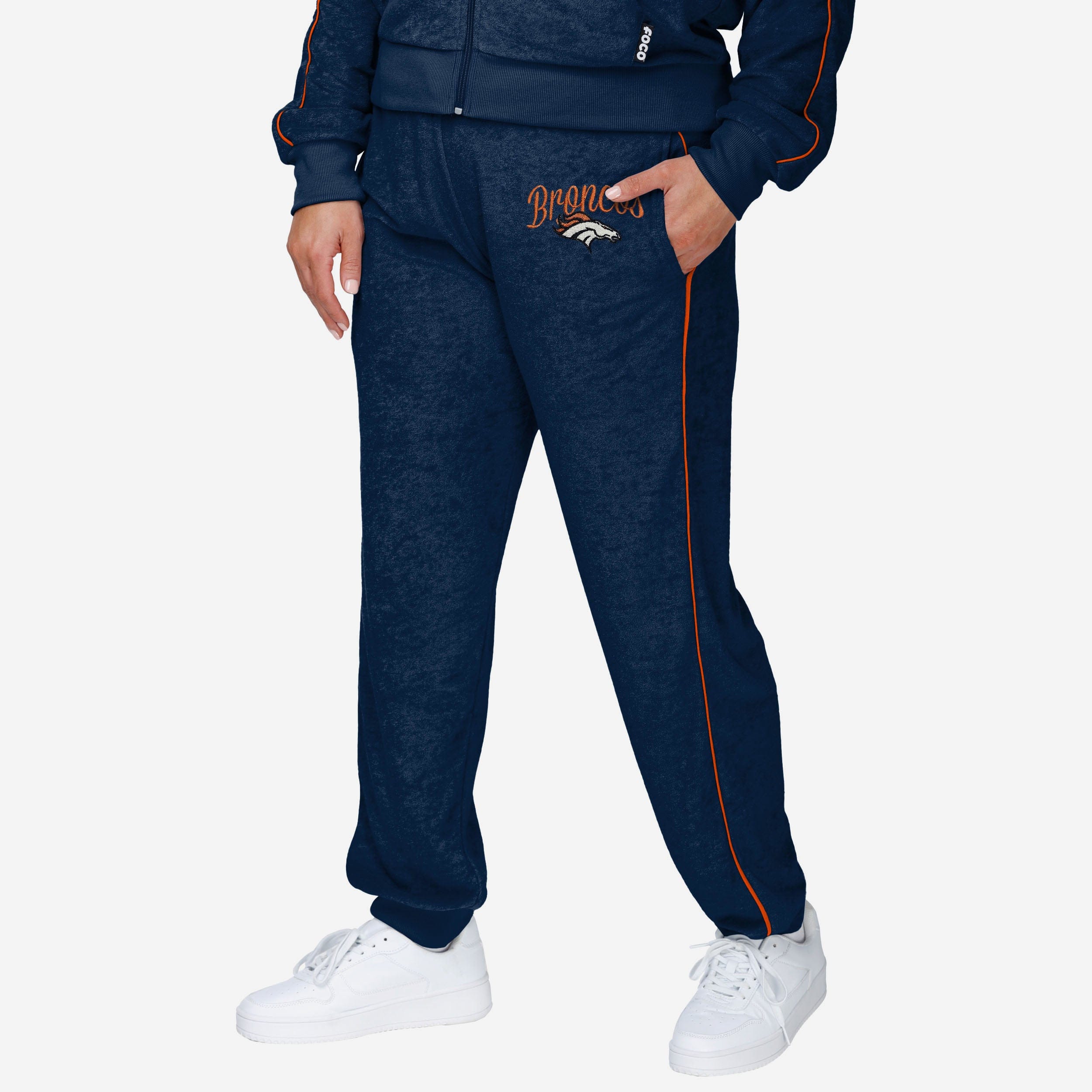 Denver Broncos Pantalon de jogging en tricot Terry pour femme