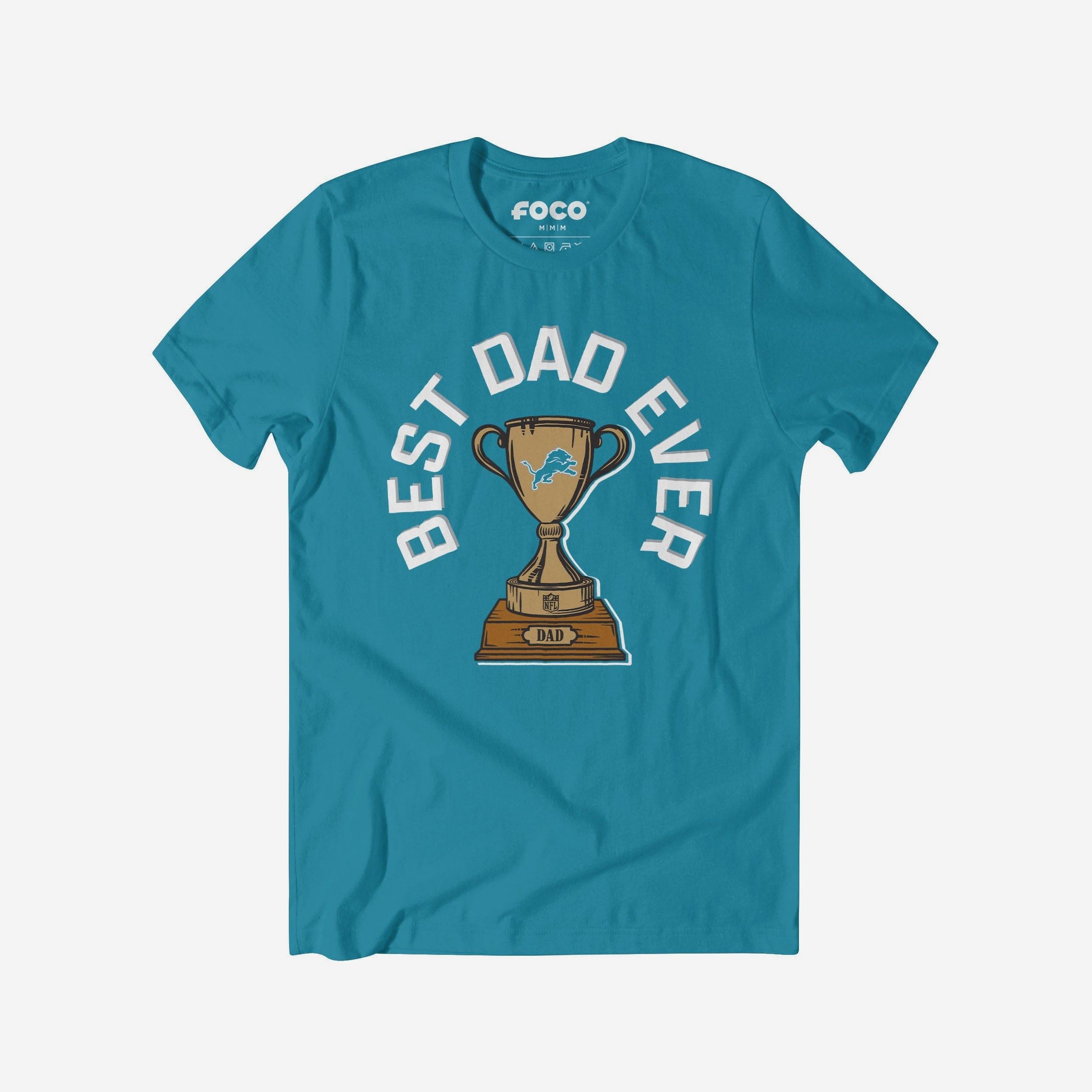 Detroit Lions T-shirt Trophée du meilleur papa de tous les temps