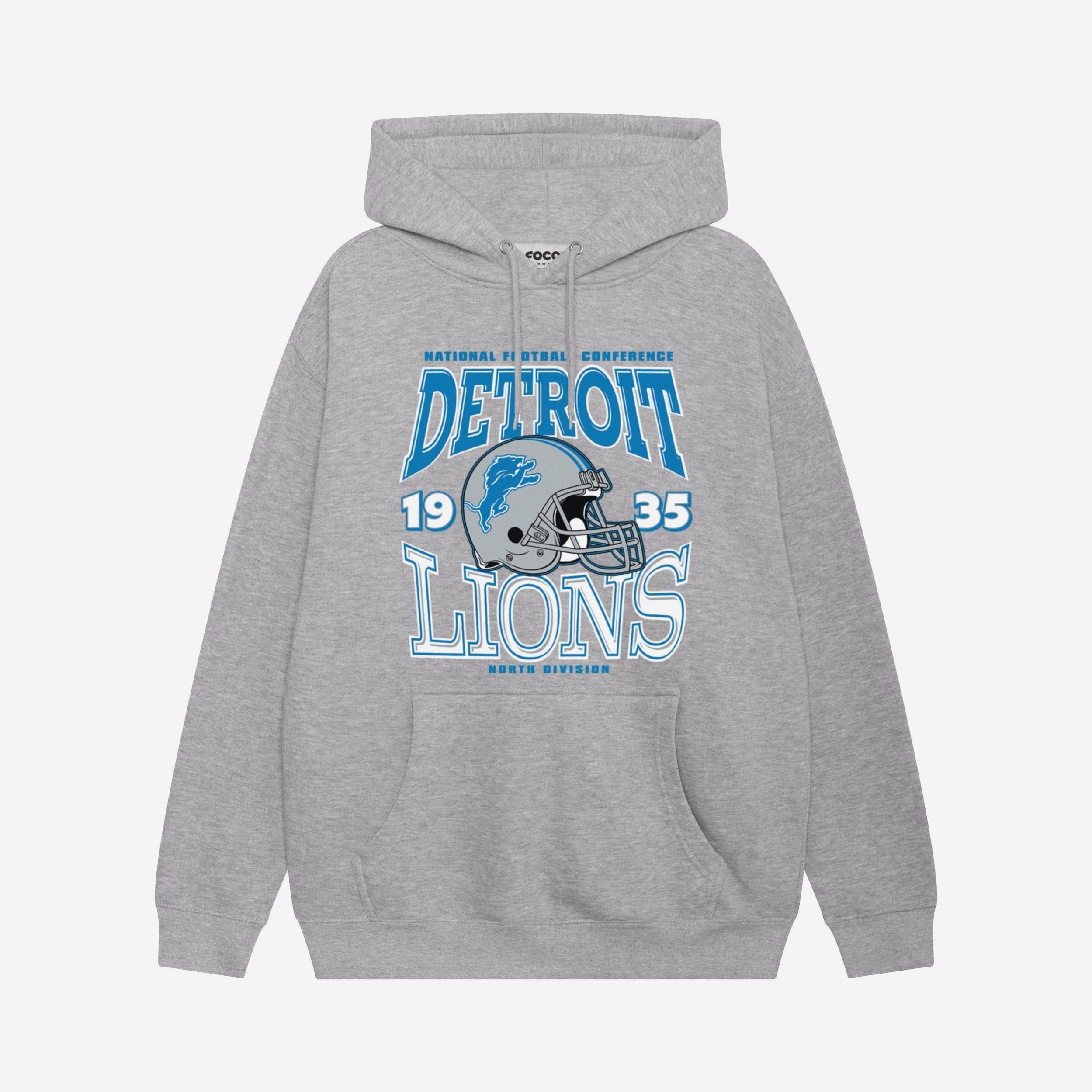 Sweat à capuche Detroit Lions Classic Team Casque