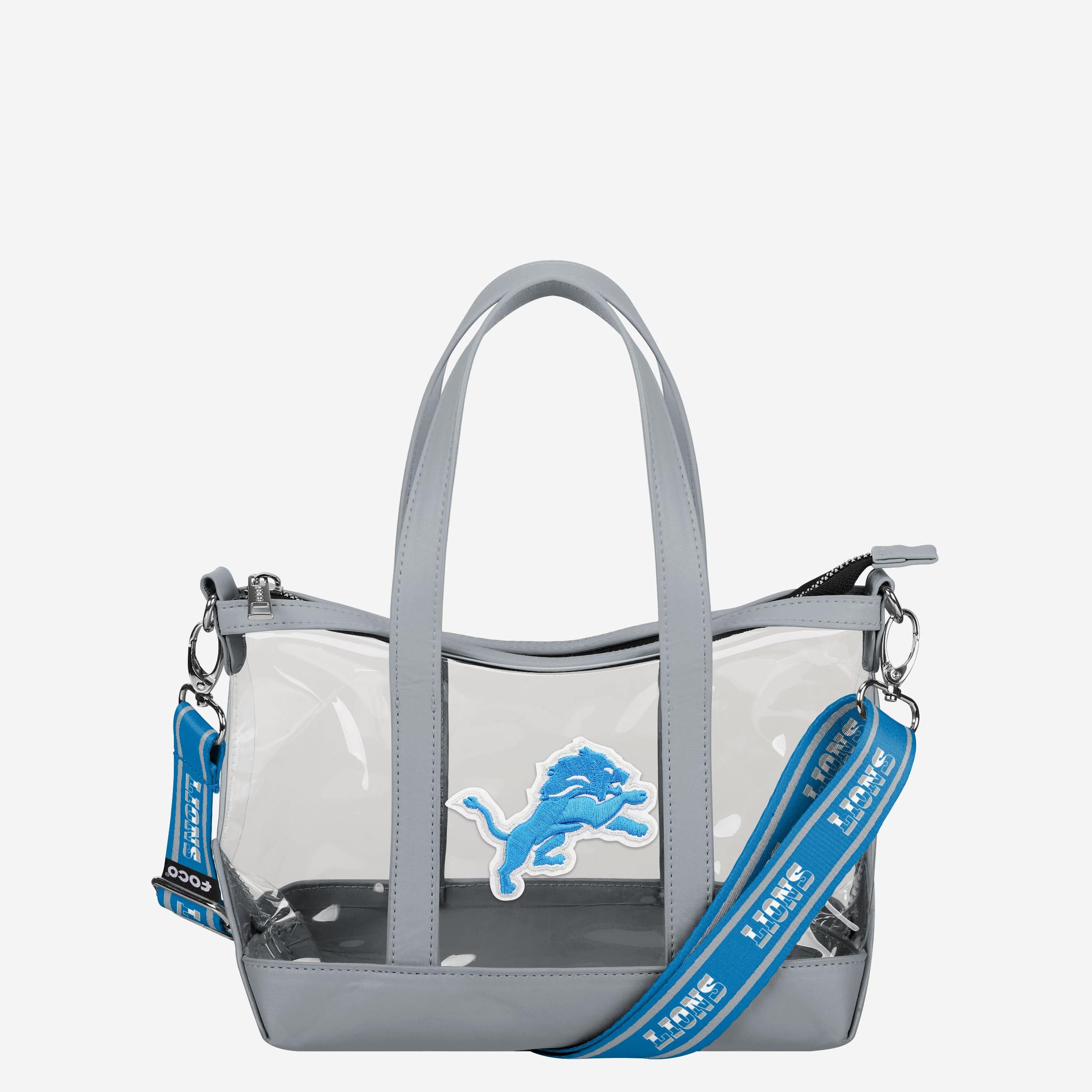 Detroit Lions Mini sac fourre-tout transparent à bandoulière