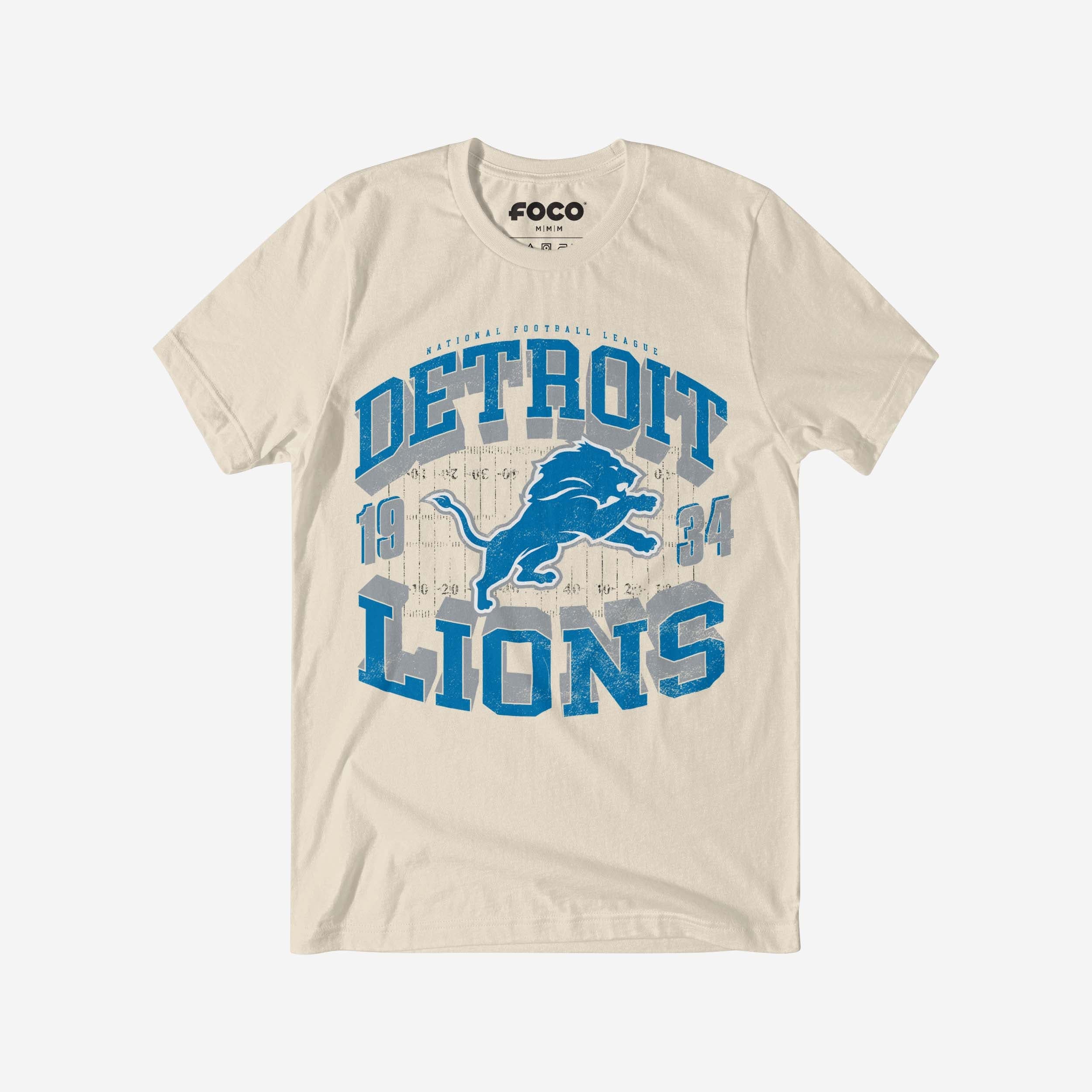 Detroit Lions T-shirt avec mot-symbole arqué
