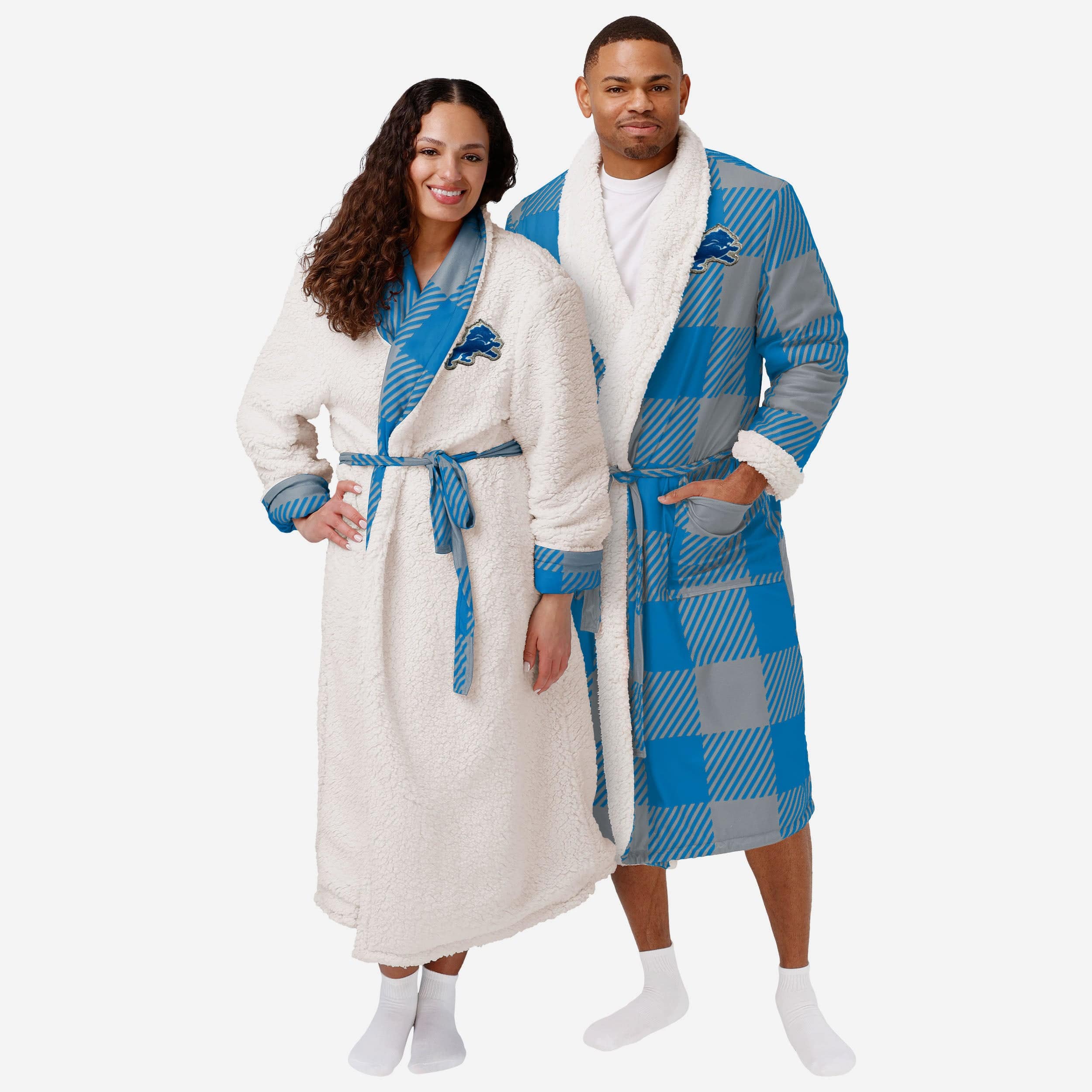 Detroit Lions Peignoir réversible Lounge Life