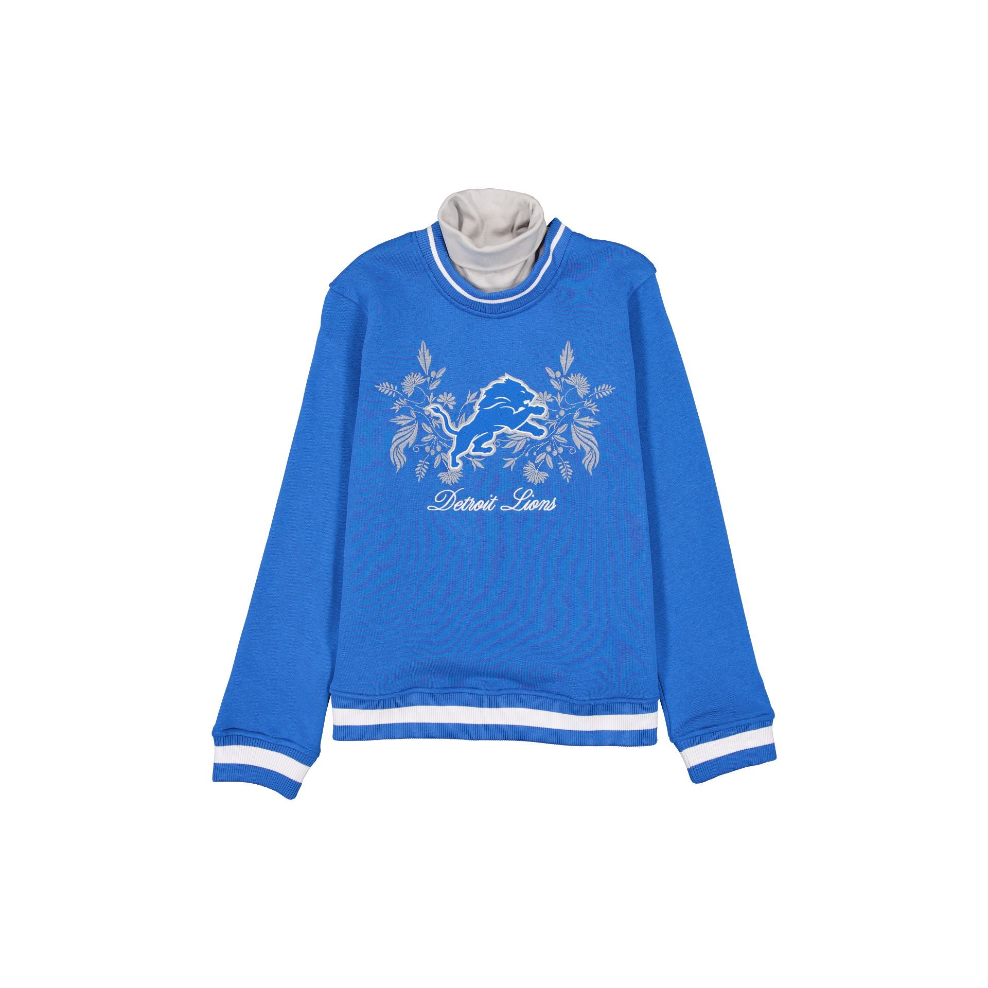 Detroit Lions Sweat-shirt à col roulé Sport Classics pour femme