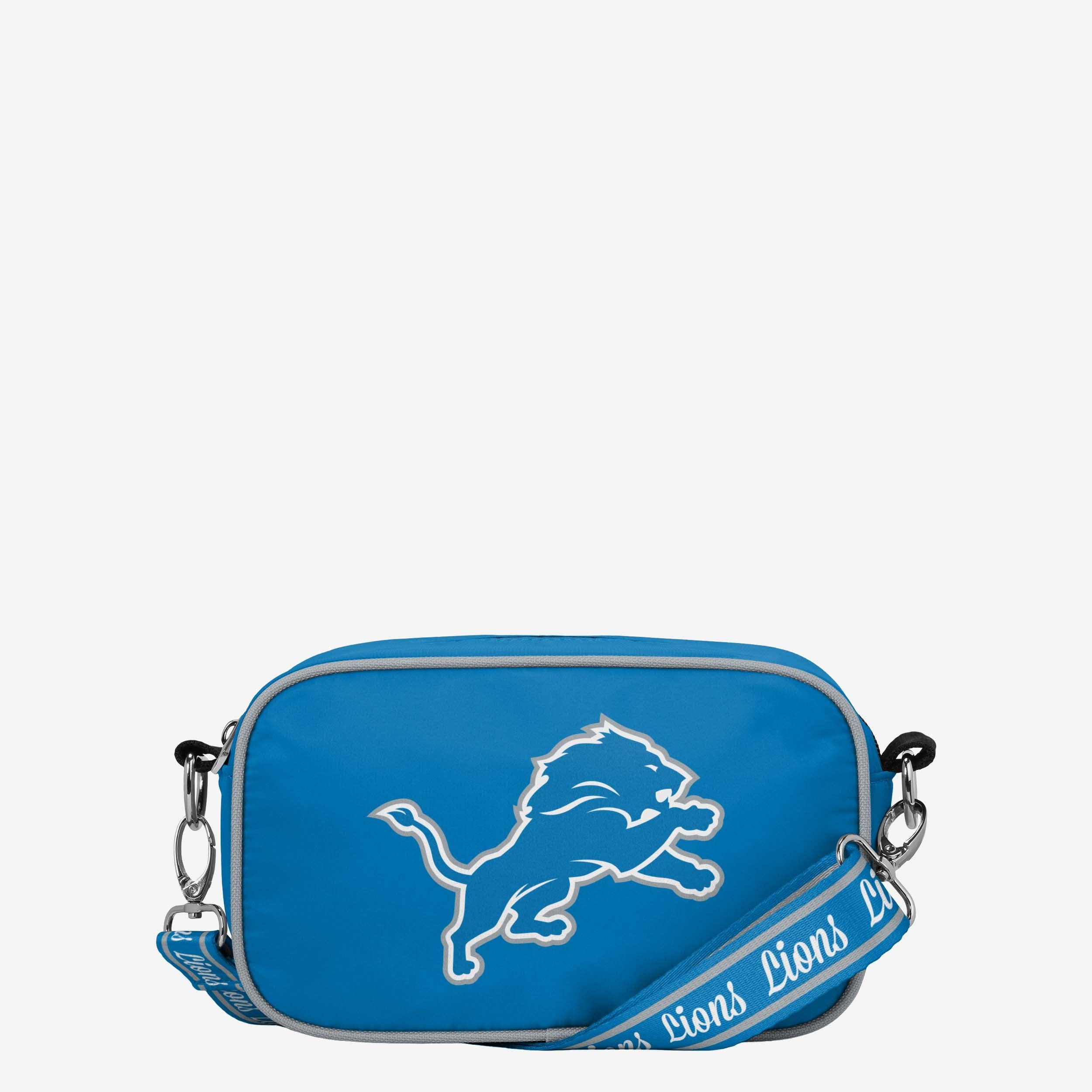 Sac à bandoulière avec logo de l'équipe Detroit Lions