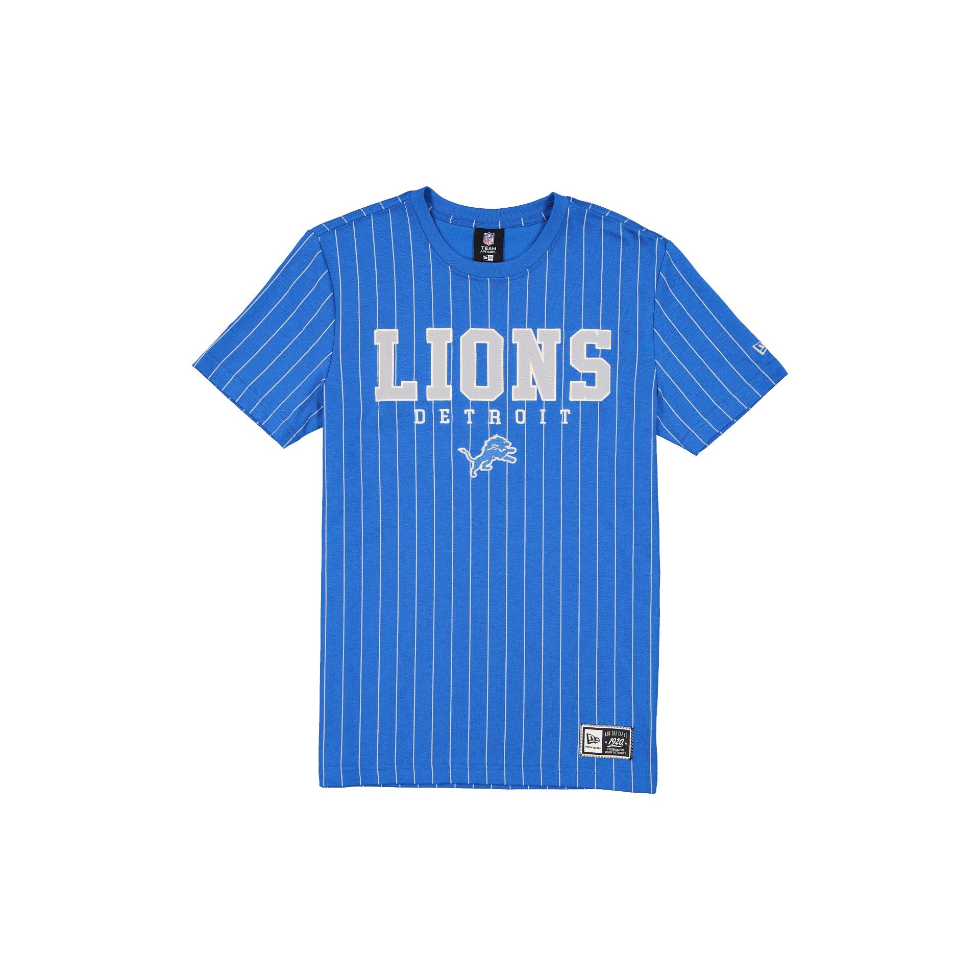 Detroit Lions T-shirt universitaire à fines rayures