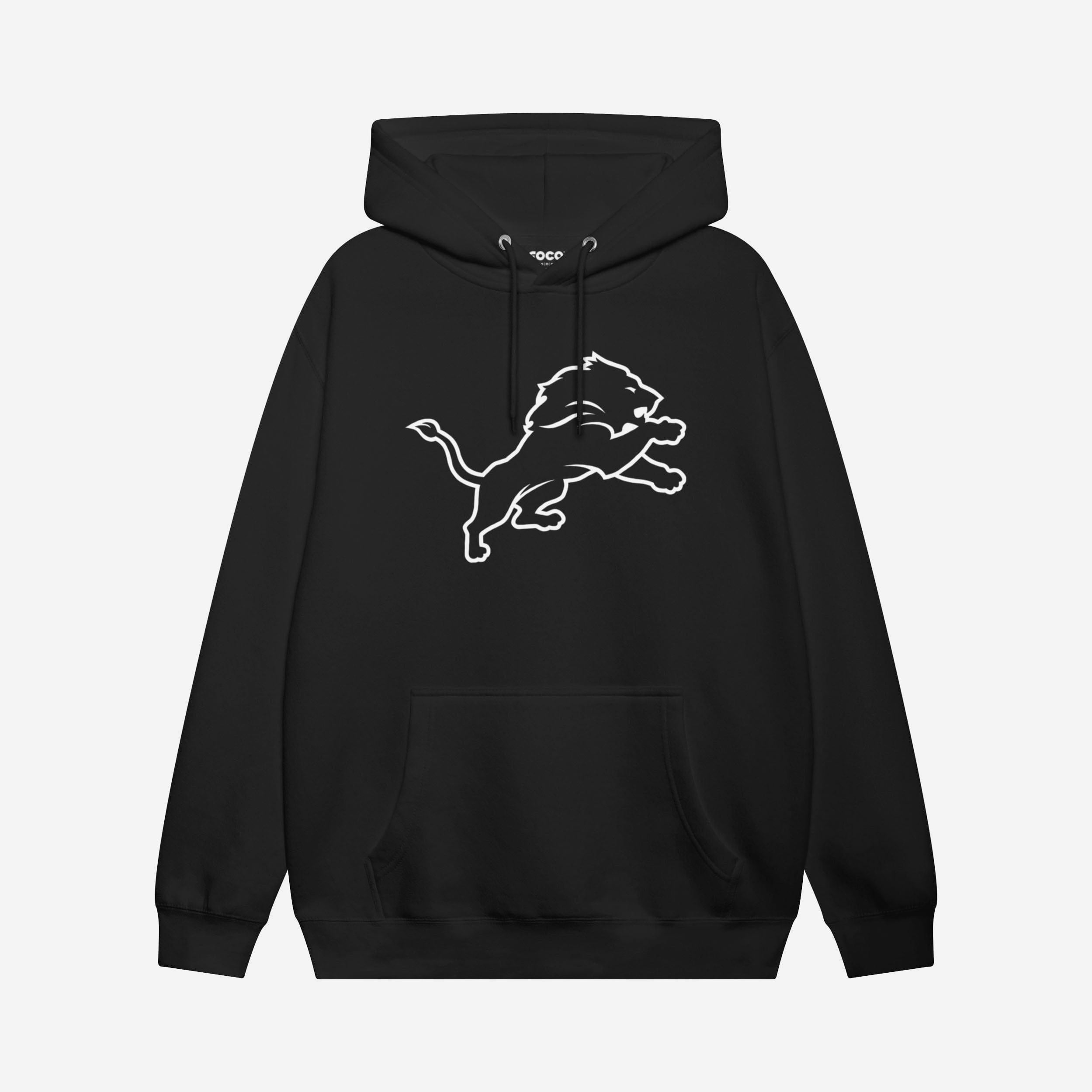 Detroit Lions Sweat à capuche blanc avec logo