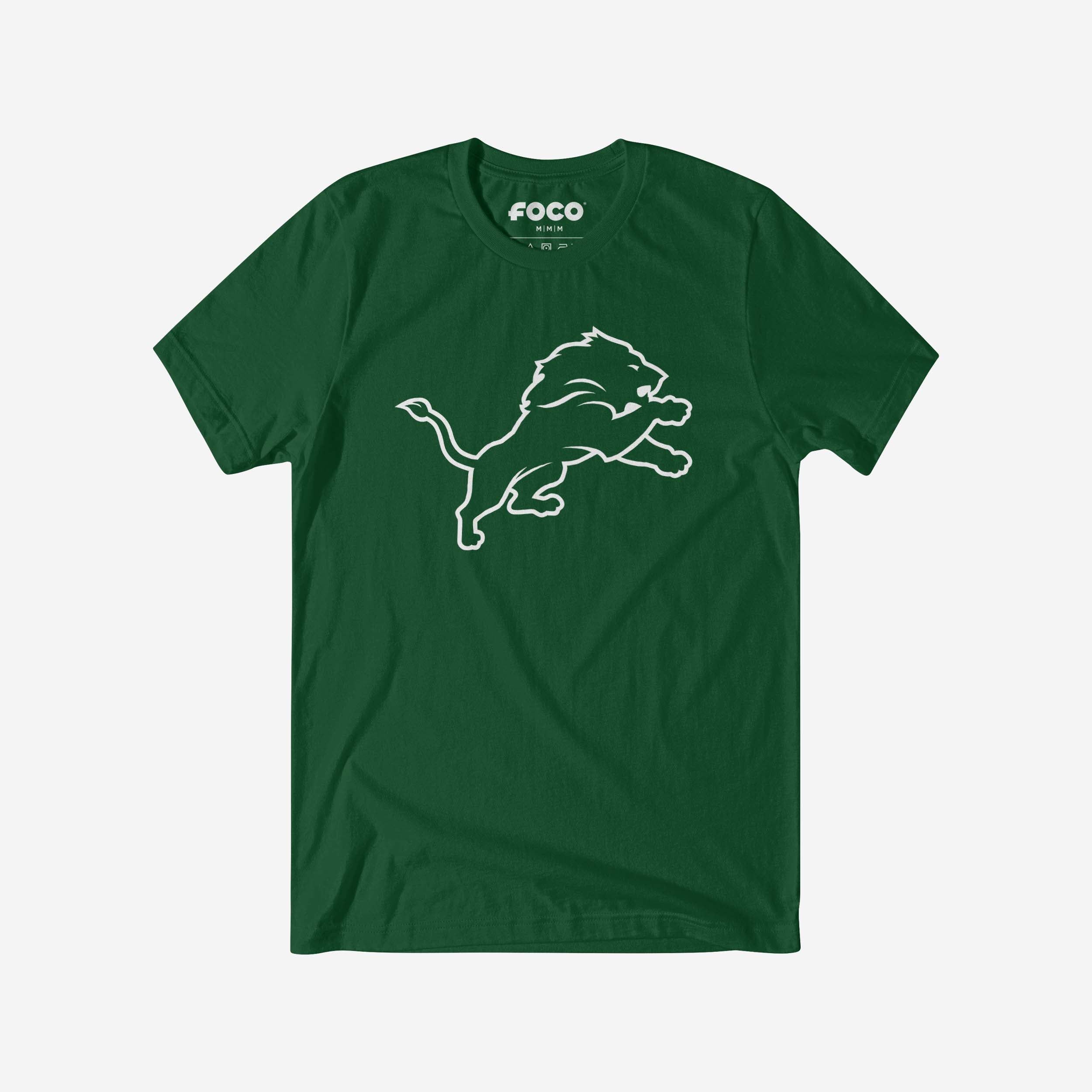 Detroit Lions T-shirt blanc avec logo