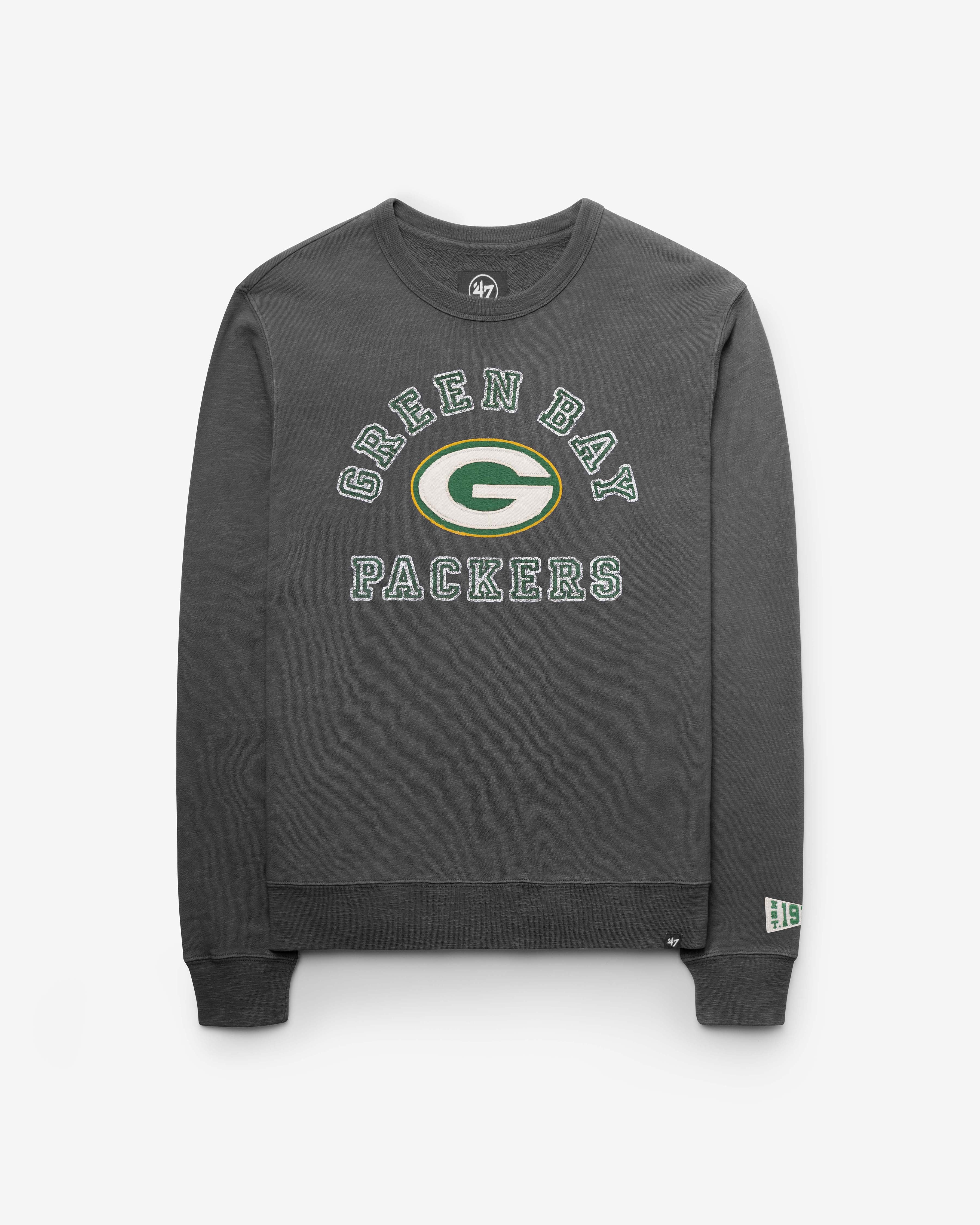 Green Bay Packers CALDERWOOD BIEN PORTÉ '47 FRENCH TERRY CREW