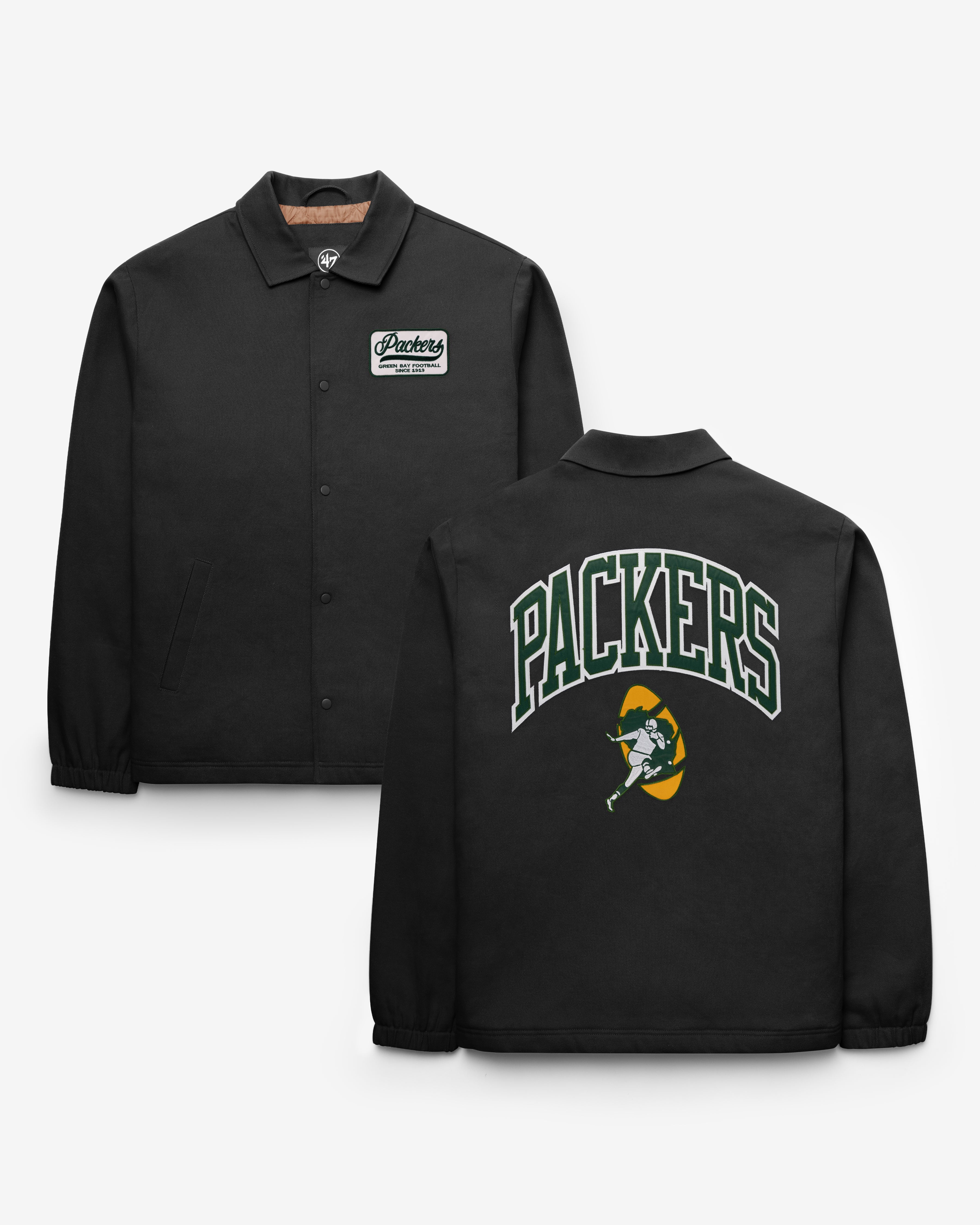 Green Bay Packers VESTE D'ENTRAÎNEUR HISTORIQUE RECHAUPÉ '47