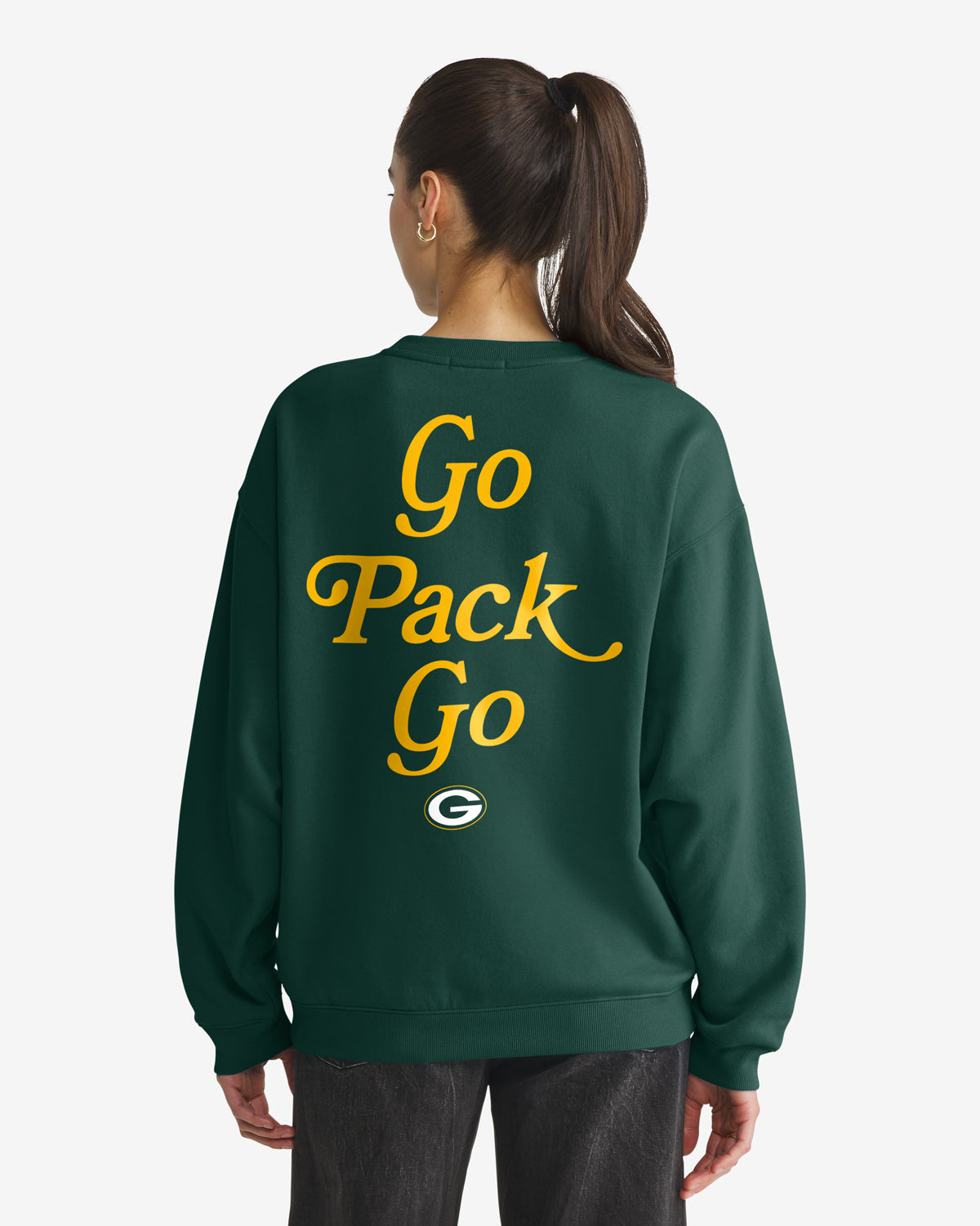 Green Bay Packers SHOUT IT OUT '47 OVERSIZED CREW FEMME
