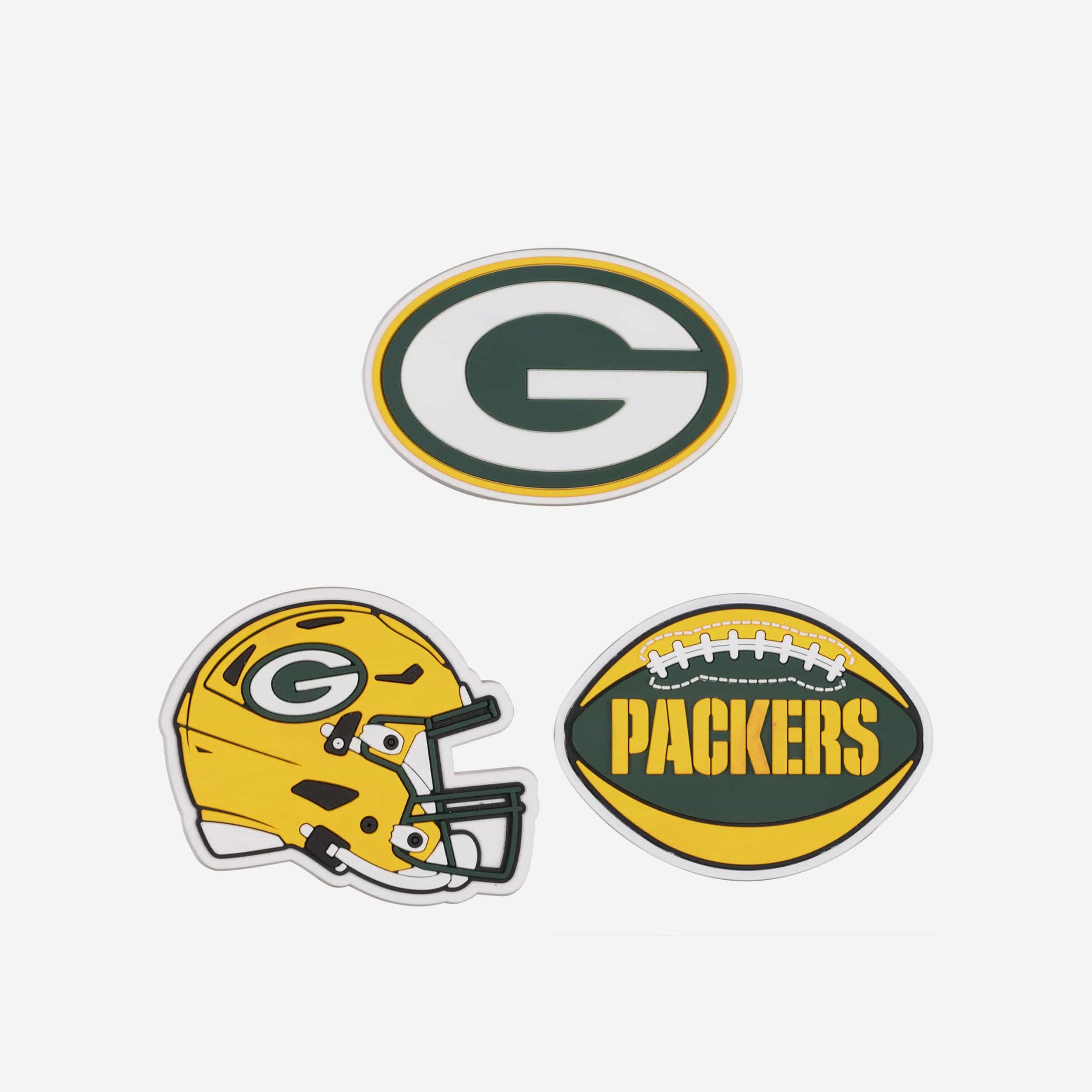 Green Bay Packers Lot de 3 breloques fourre-tout pour hayon