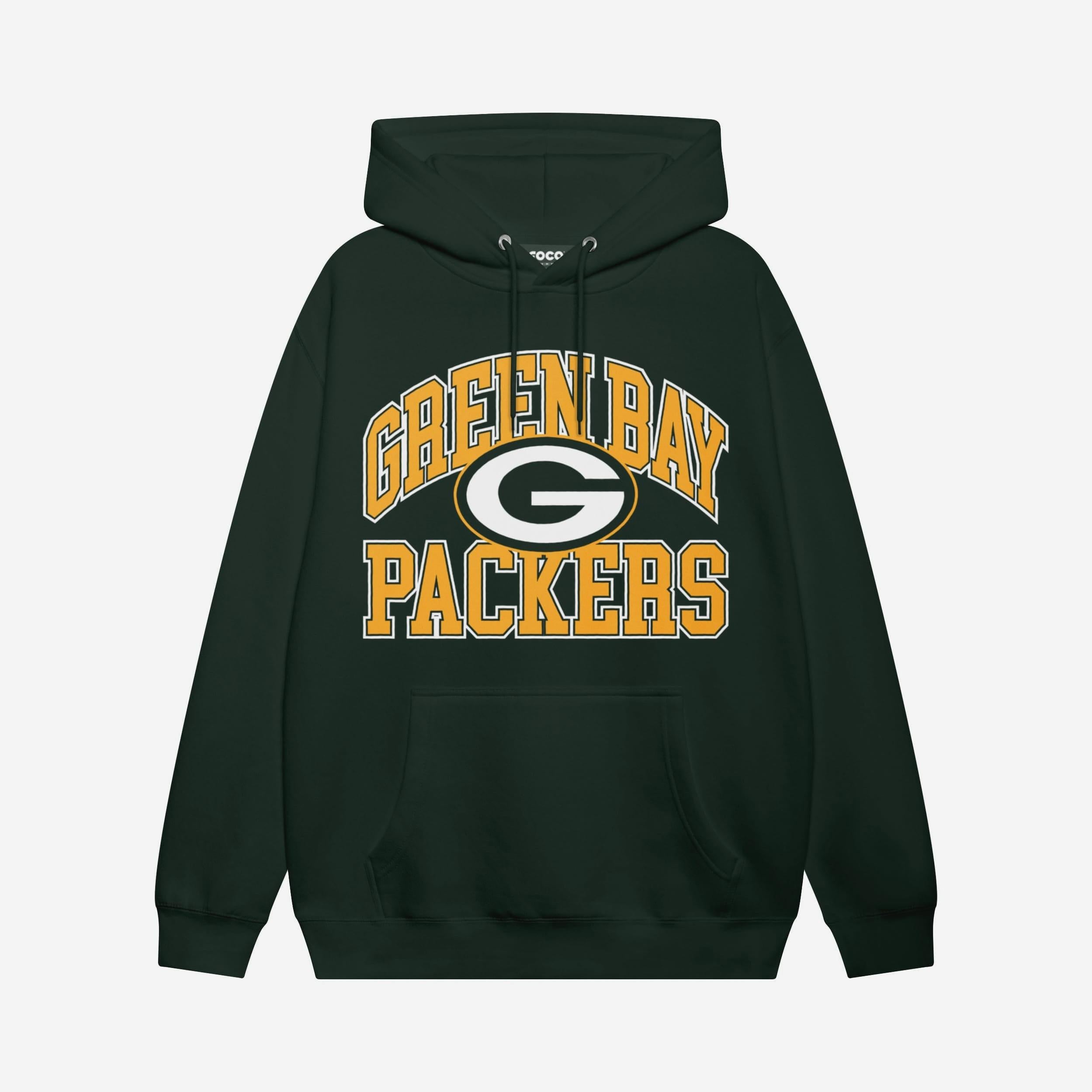 Green Bay Packers Sweat à capuche avec mot-symbole arqué