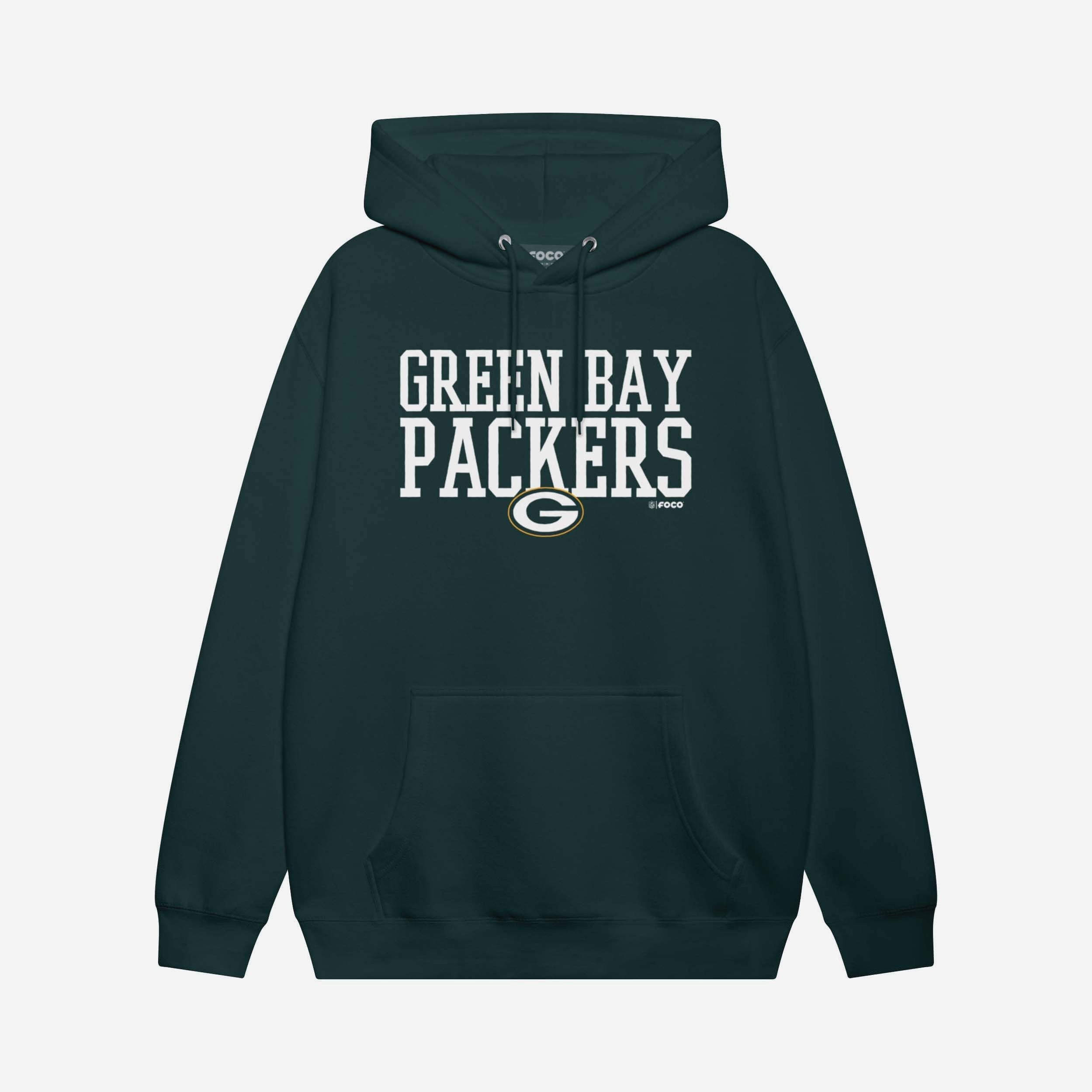 Green Bay Packers Sweat à capuche avec mot en gras