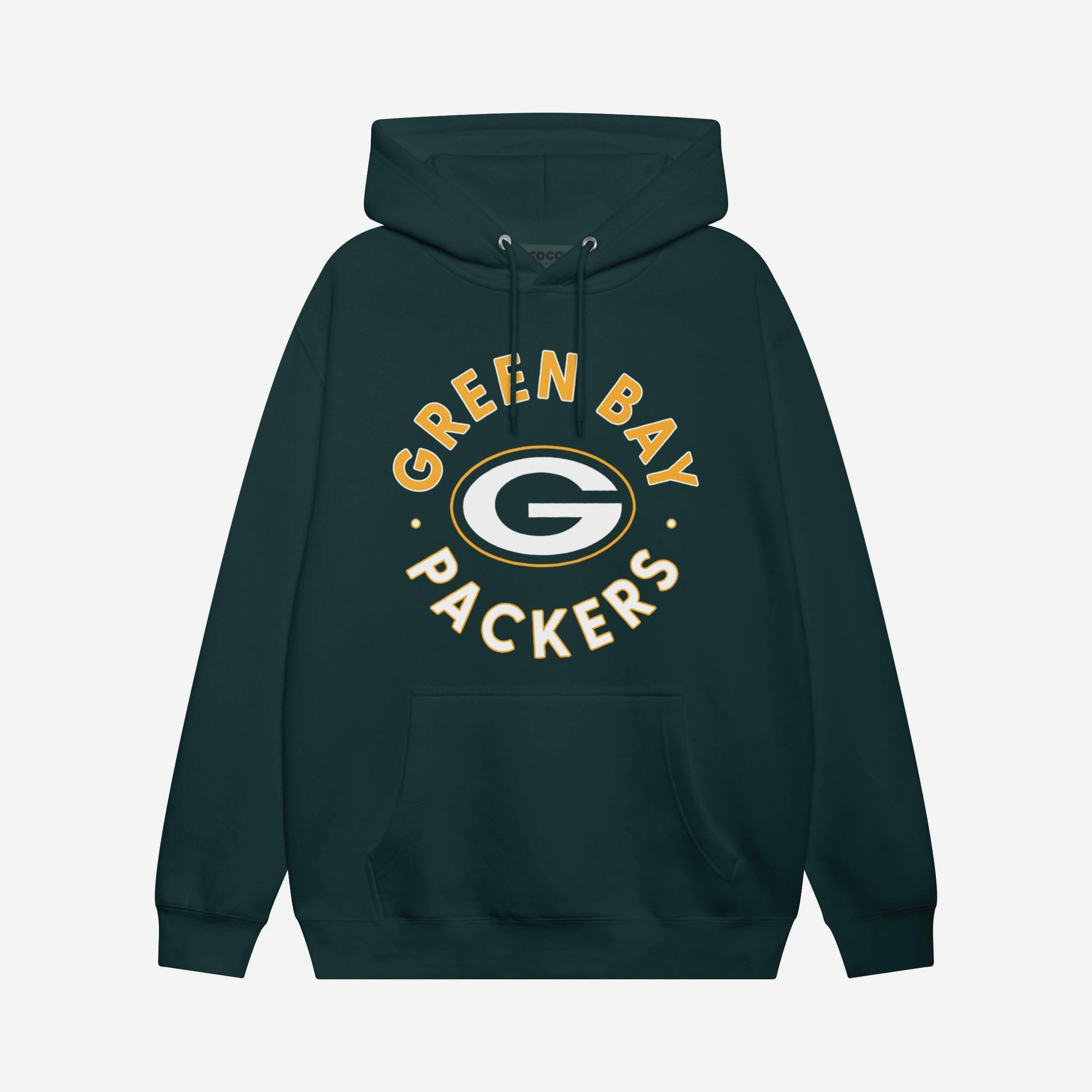Sweat à capuche cercle Green Bay Packers