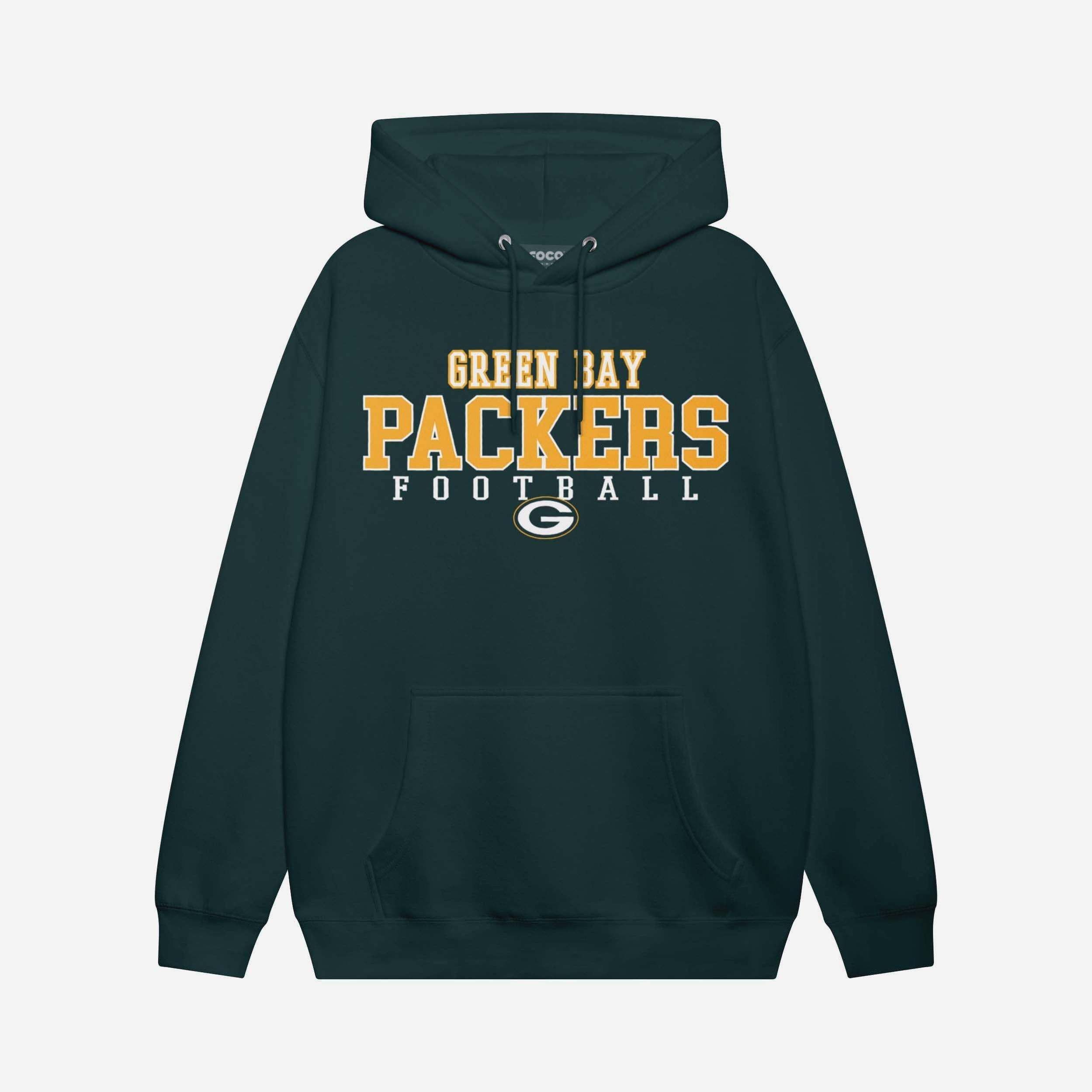 Green Bay Packers Sweat à capuche avec logo de football